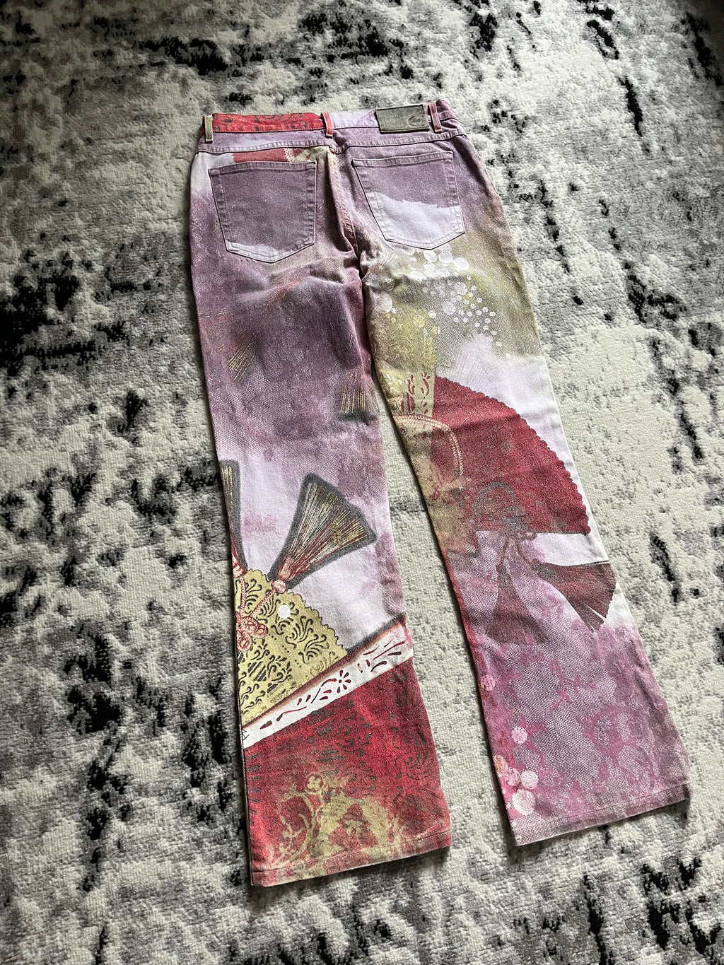 SS05 Cavalli Psycho Smooth Crazy Pants (S/M)