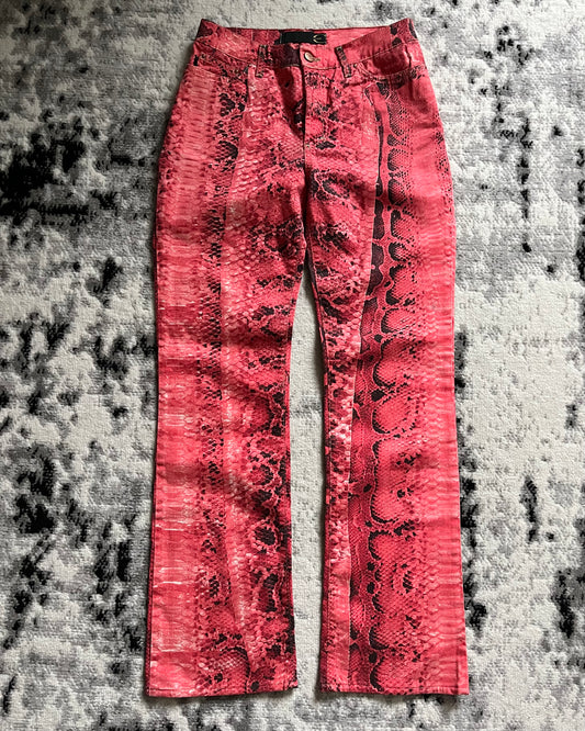 2006 Just Cavalli Funky Devil Python Pants (XS)