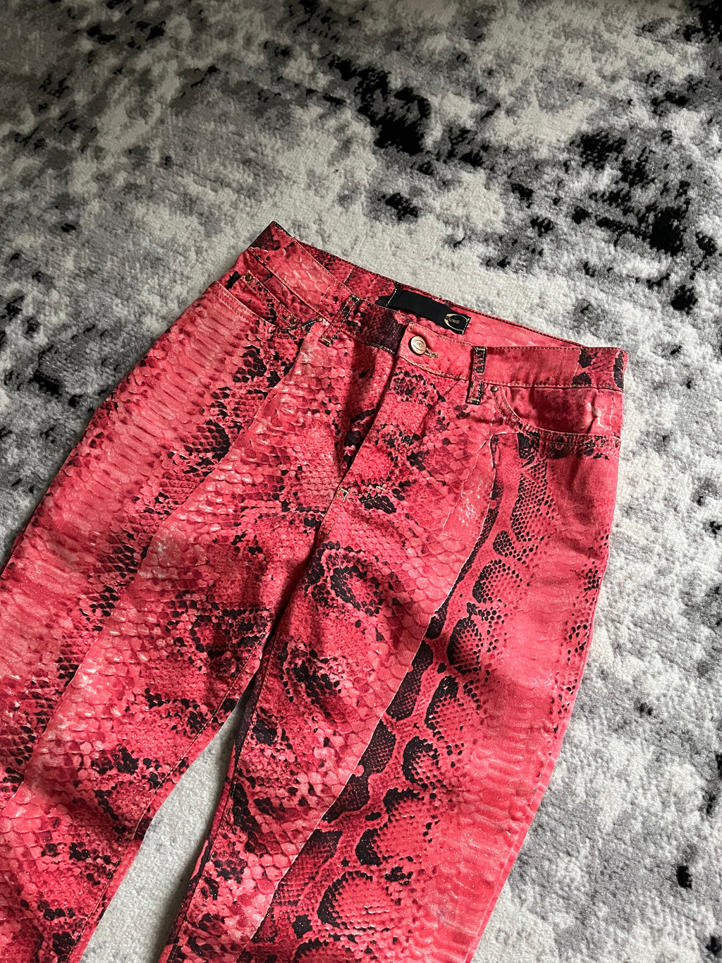 2006 Just Cavalli Funky Devil Python Pants (XS)