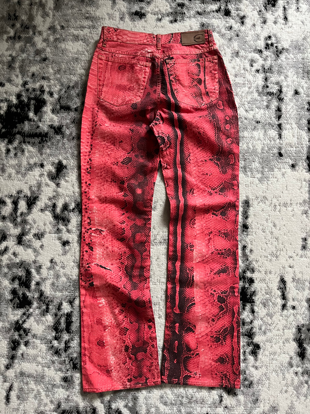 2006 Just Cavalli Funky Devil Python Pants (XS)