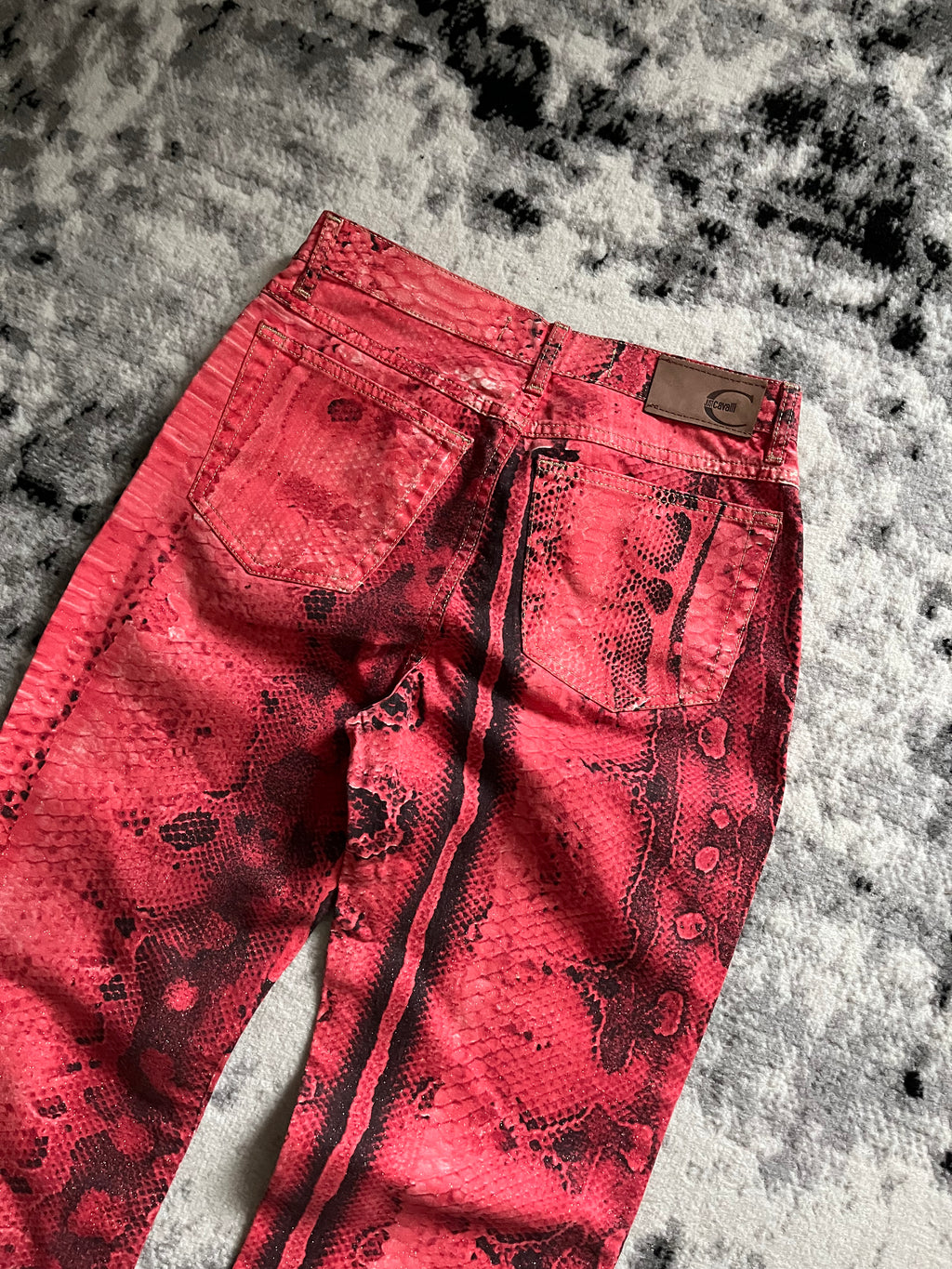 2006 Just Cavalli Funky Devil Python Pants (XS)