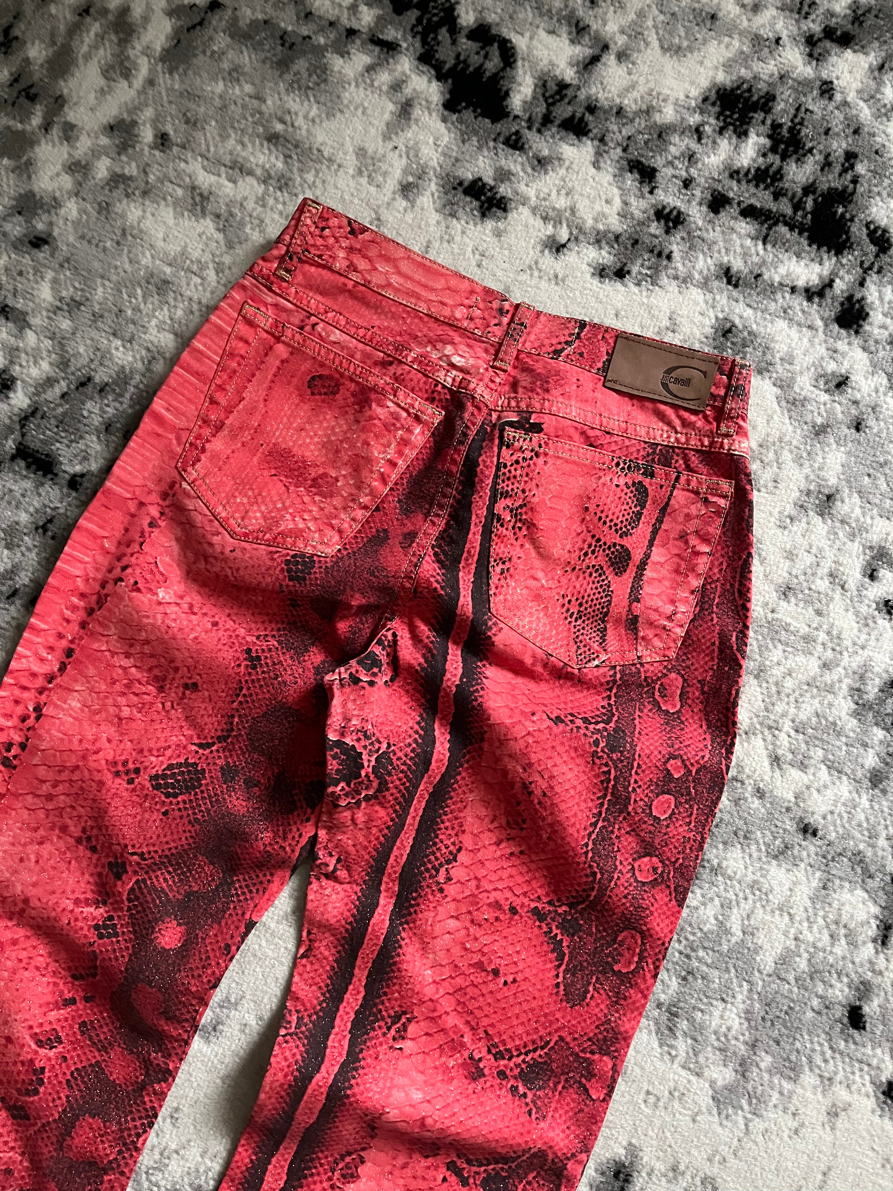 2006 Just Cavalli Funky Devil Python Pants (XS)