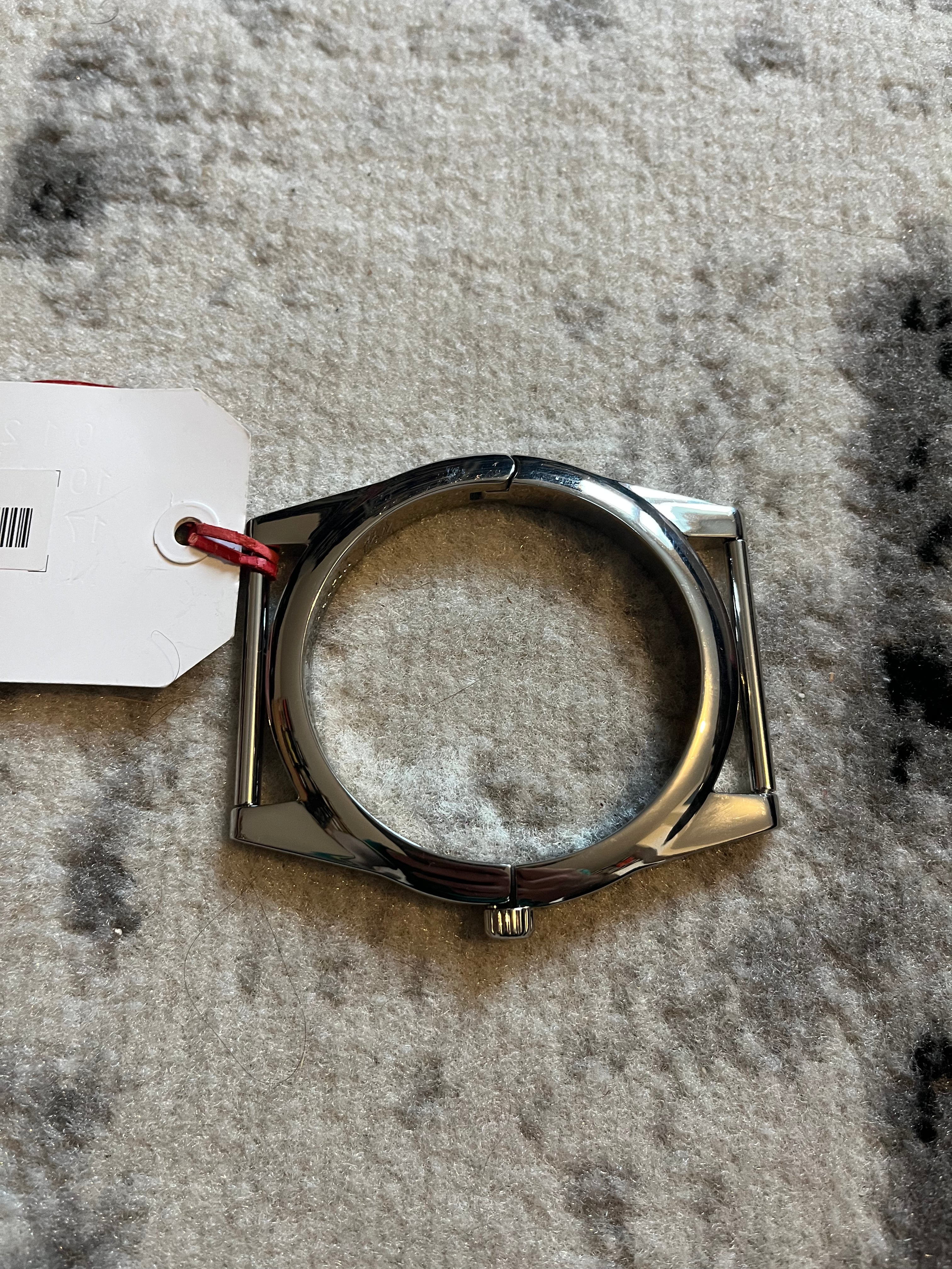 Maison Margiela Enlarged Watch Frame Bracelet silver