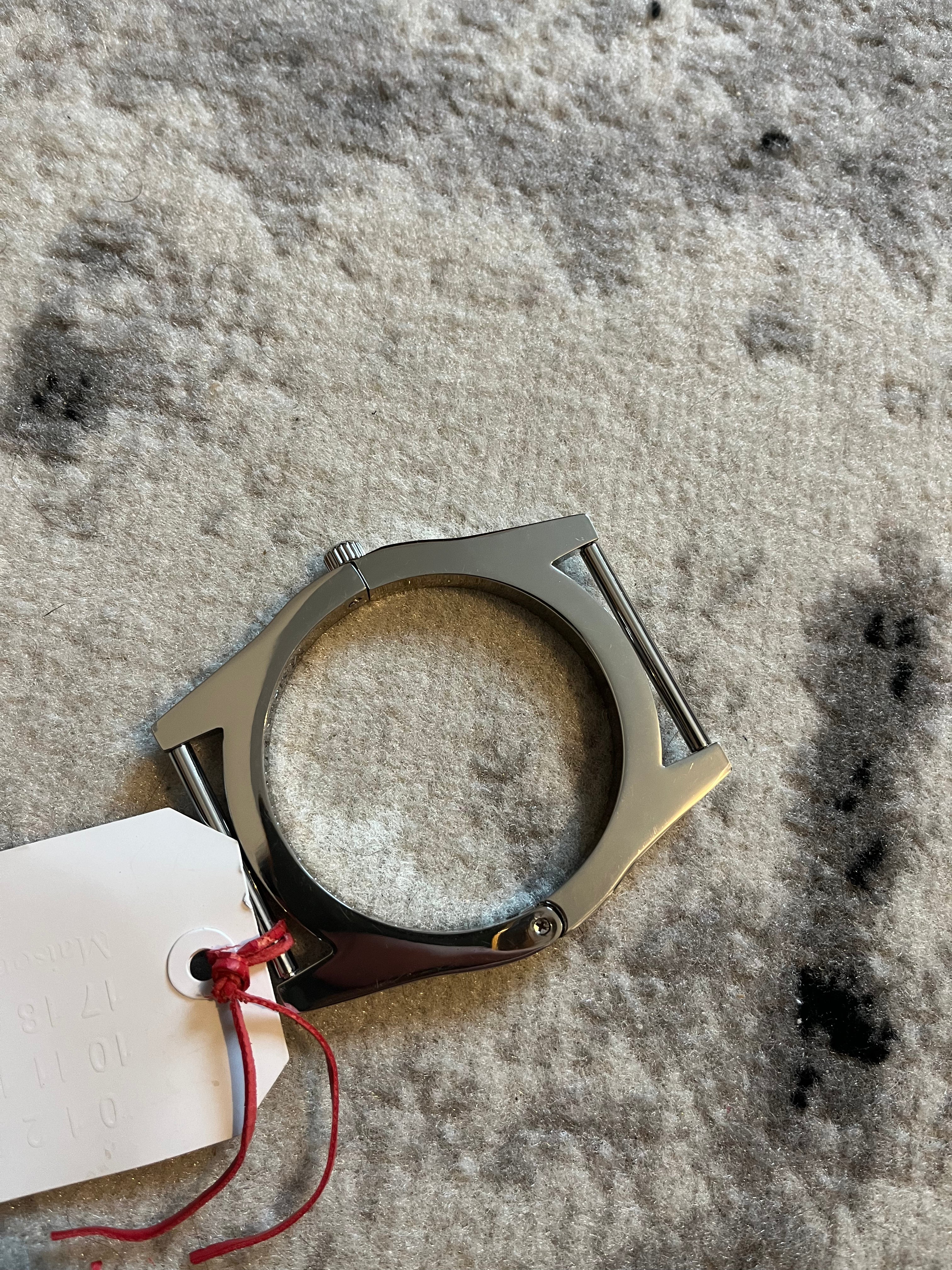 Maison Margiela Enlarged Watch Frame Bracelet silver