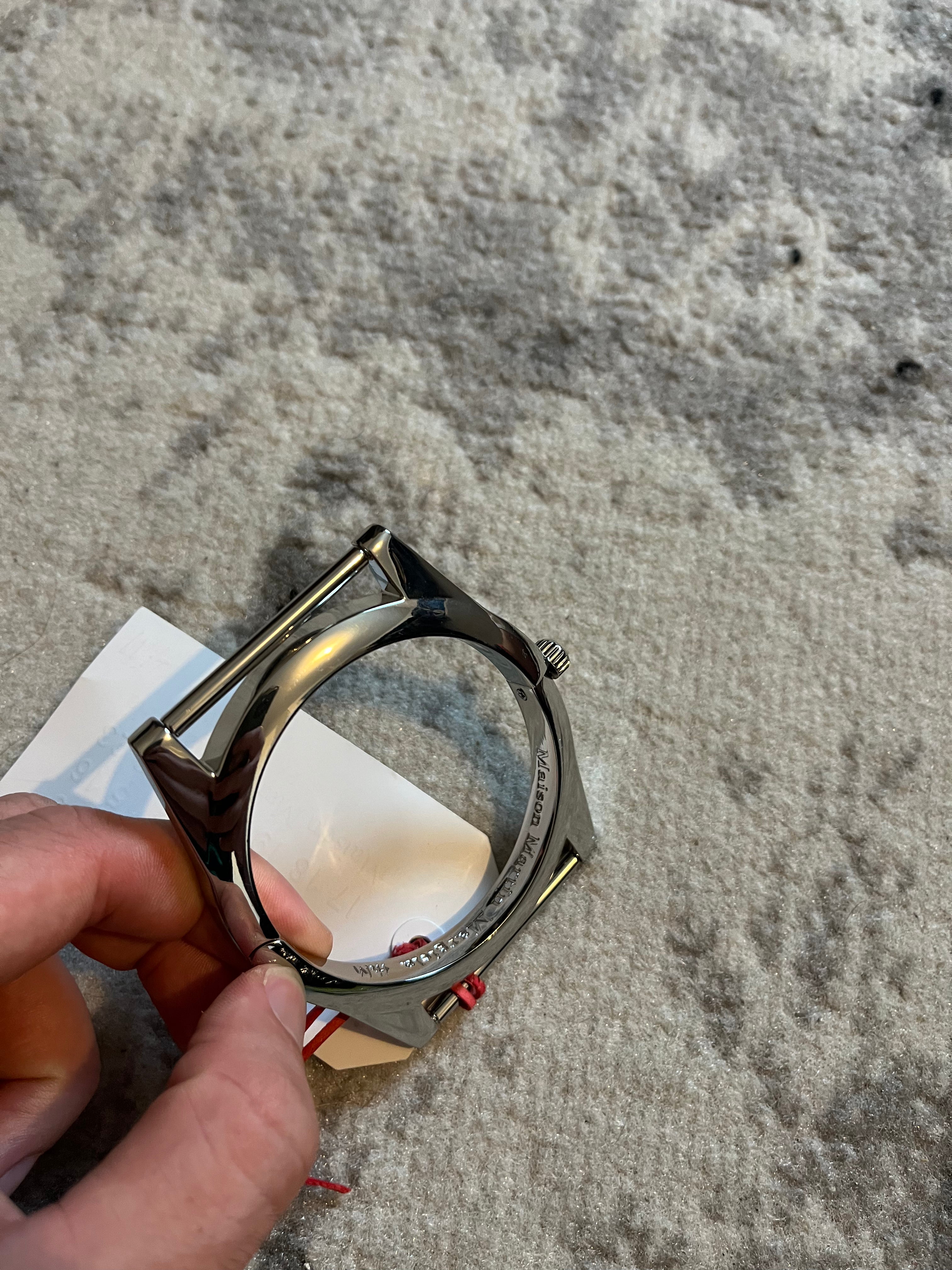 Maison Margiela Enlarged Watch Frame Bracelet silver