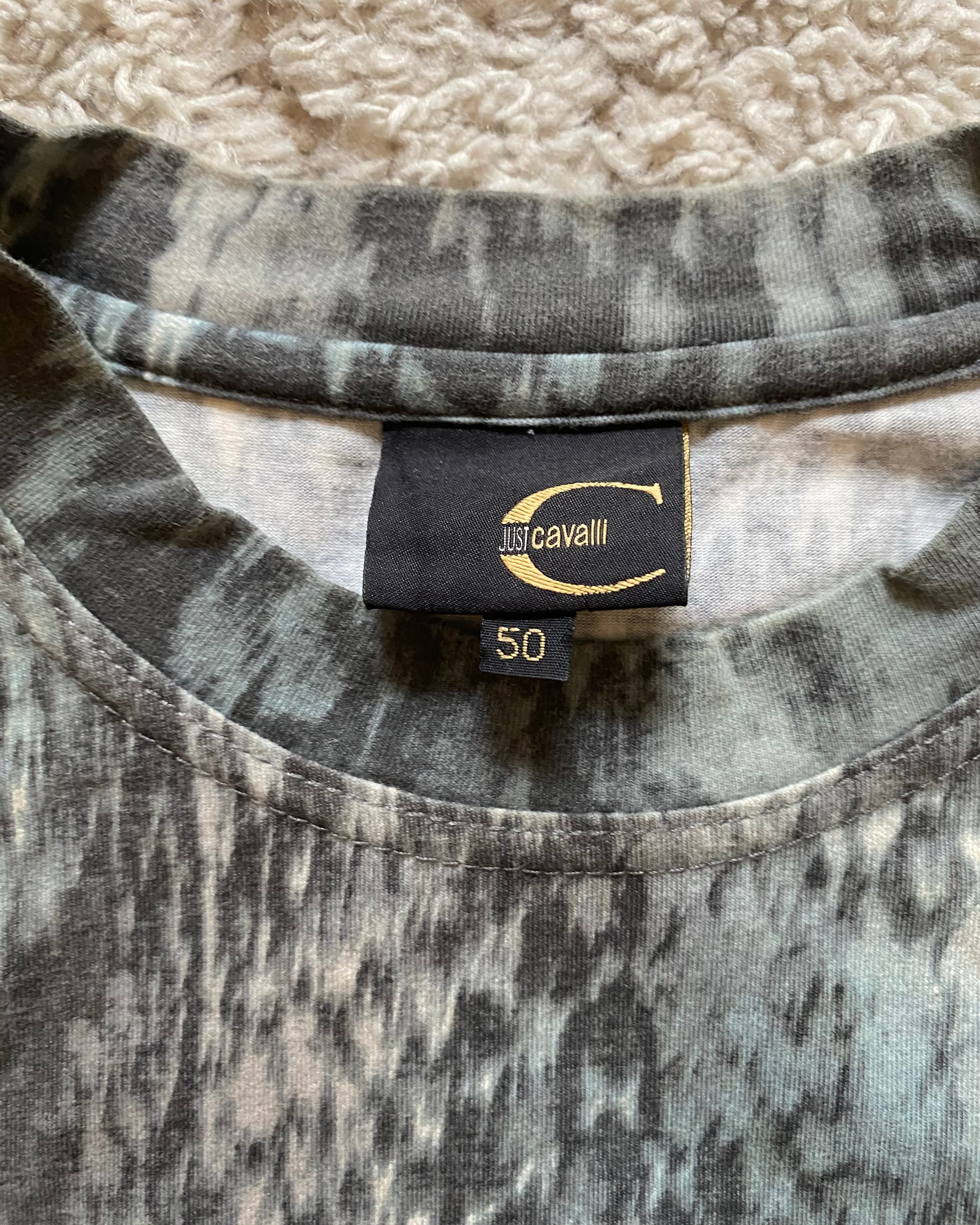 00's Just Cavalli 長袖トップ ブルースケール(S)