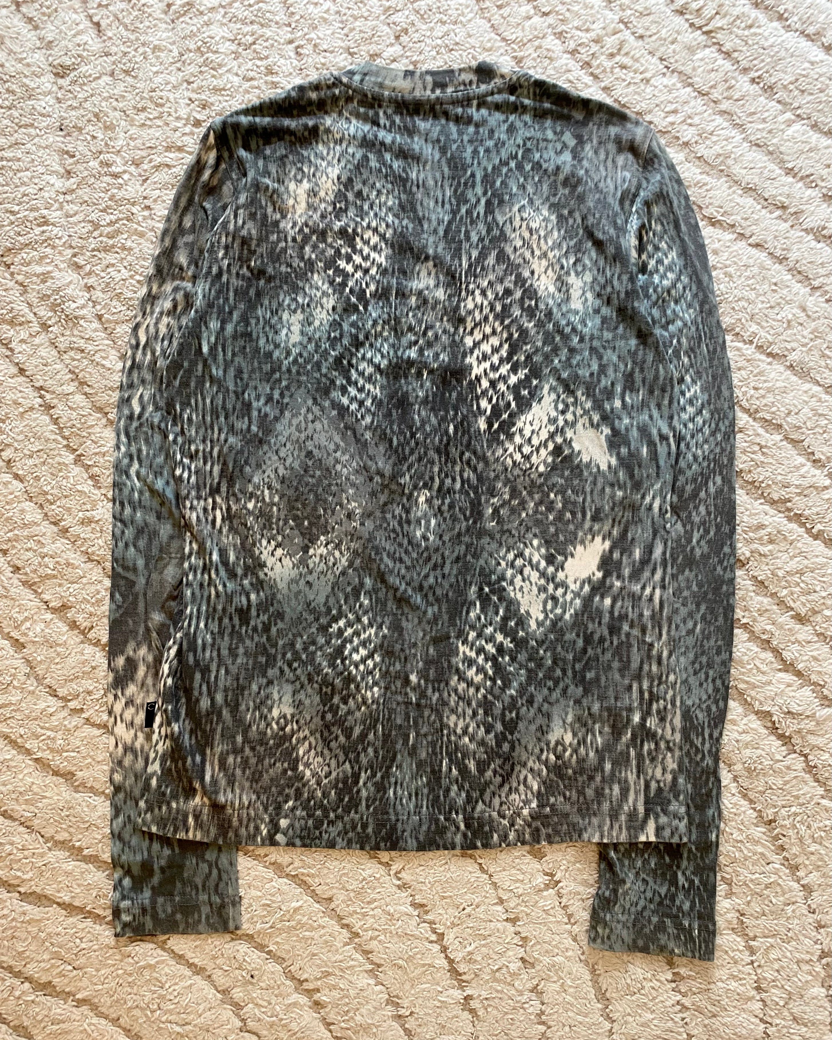 00's Just Cavalli 長袖トップ ブルースケール(S)