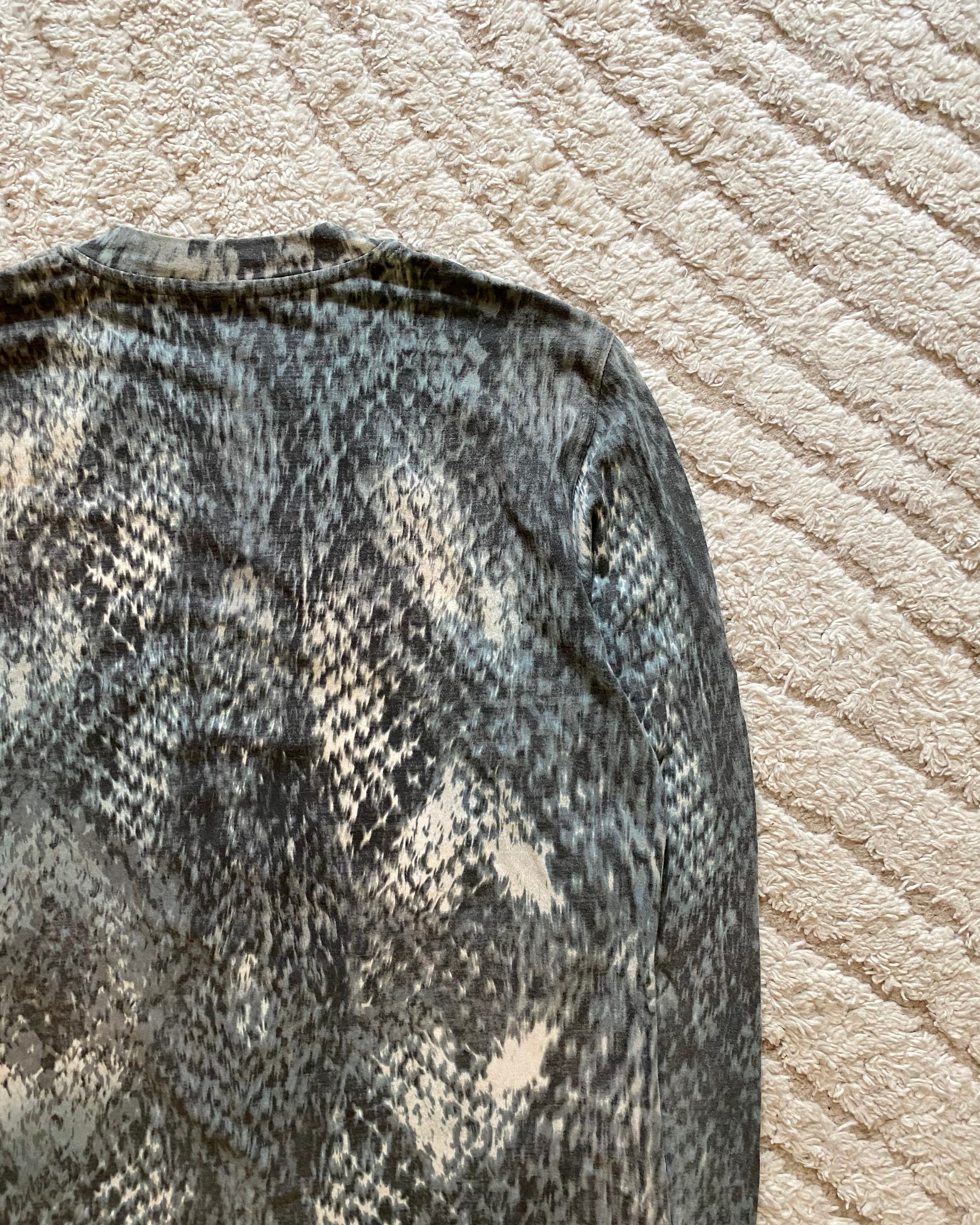 00's Just Cavalli 長袖トップ ブルースケール(S)