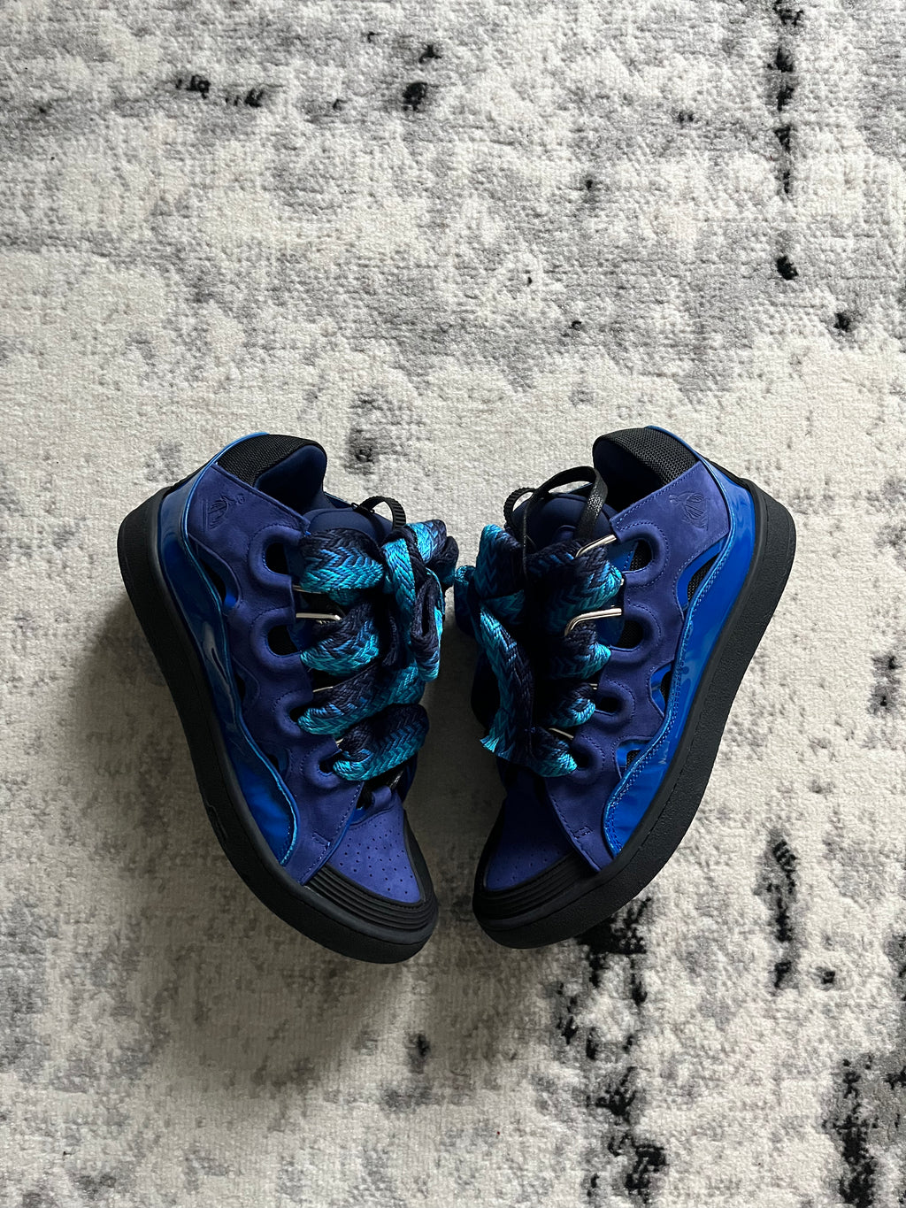 Lanvin Curb Tenis Aqua Sneakers (43eu/us9,5)