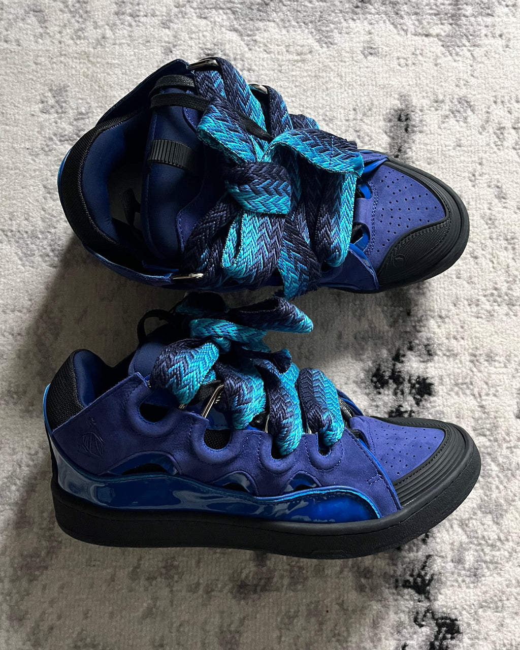 Lanvin Curb Tenis Aqua Sneakers (43eu/us9,5)