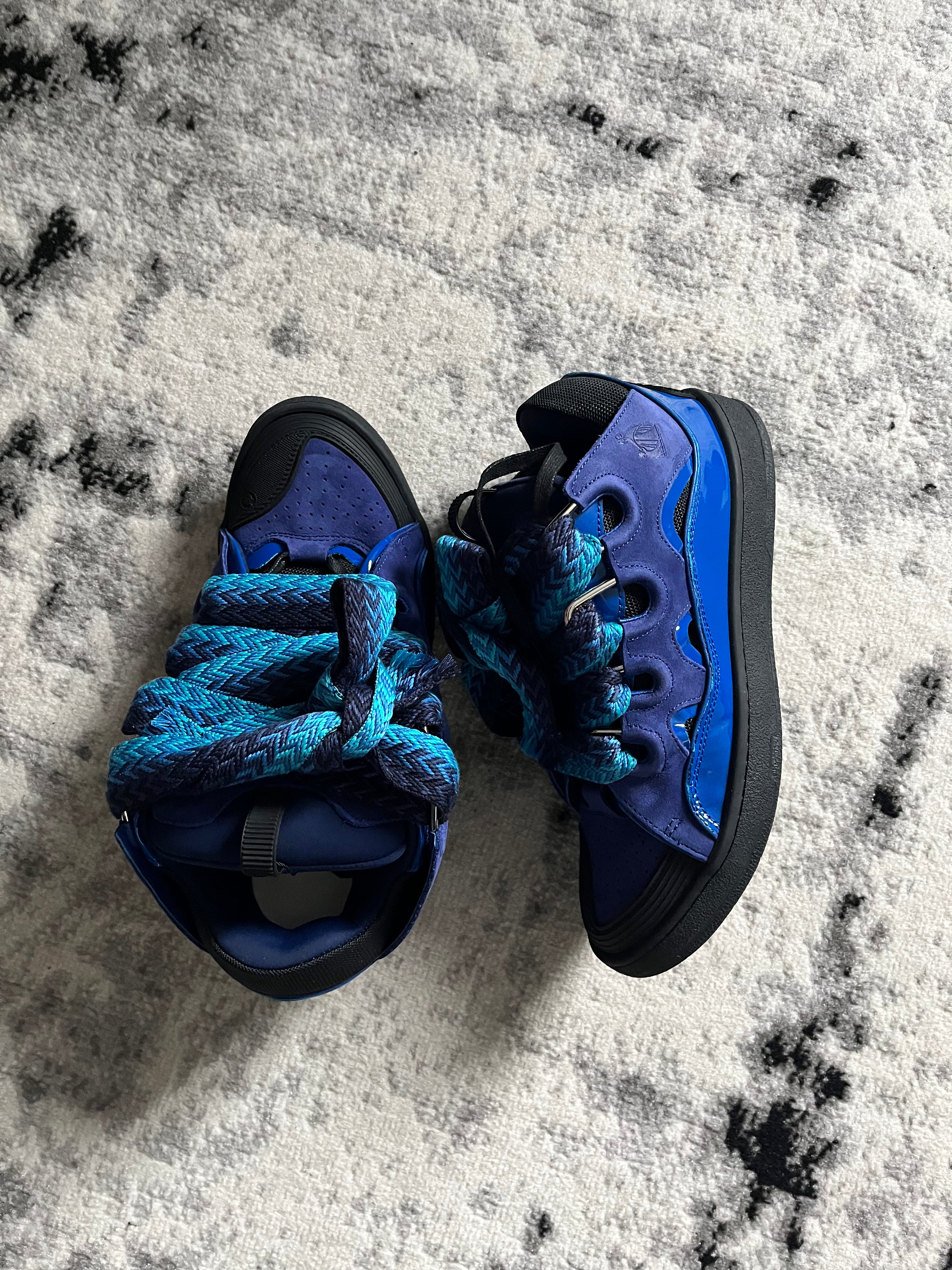 Lanvin Curb Tenis Aqua Sneakers (43eu/us9,5)