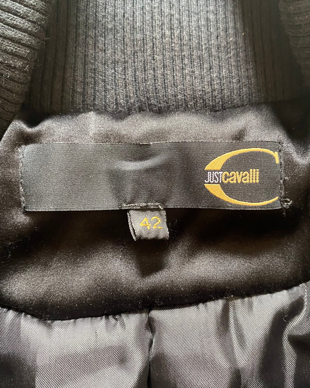 AW05 Cavalli Cargo Gun Utility Bomber Jacket (XS)