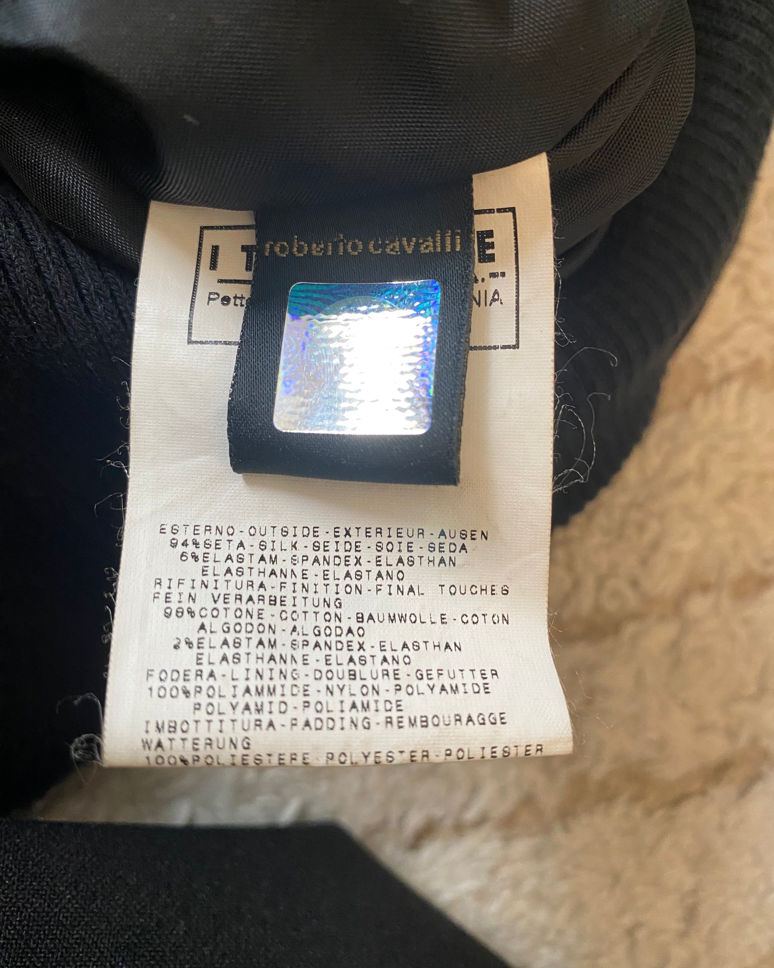 AW05 Cavalli Cargo Gun Utility Bomber Jacket (XS)