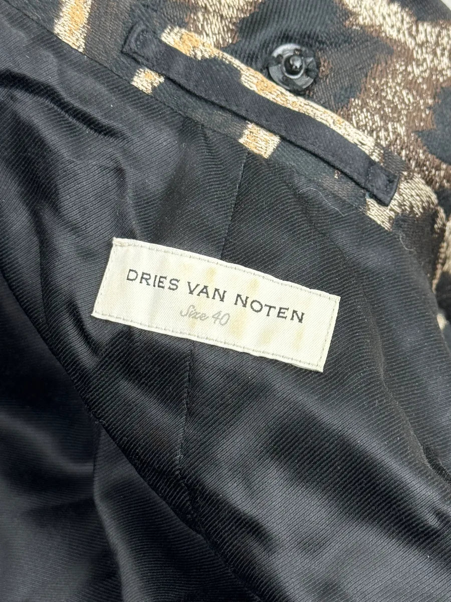 Dries Van Noten Leopard Faux Fur Coat pptmPlob 13