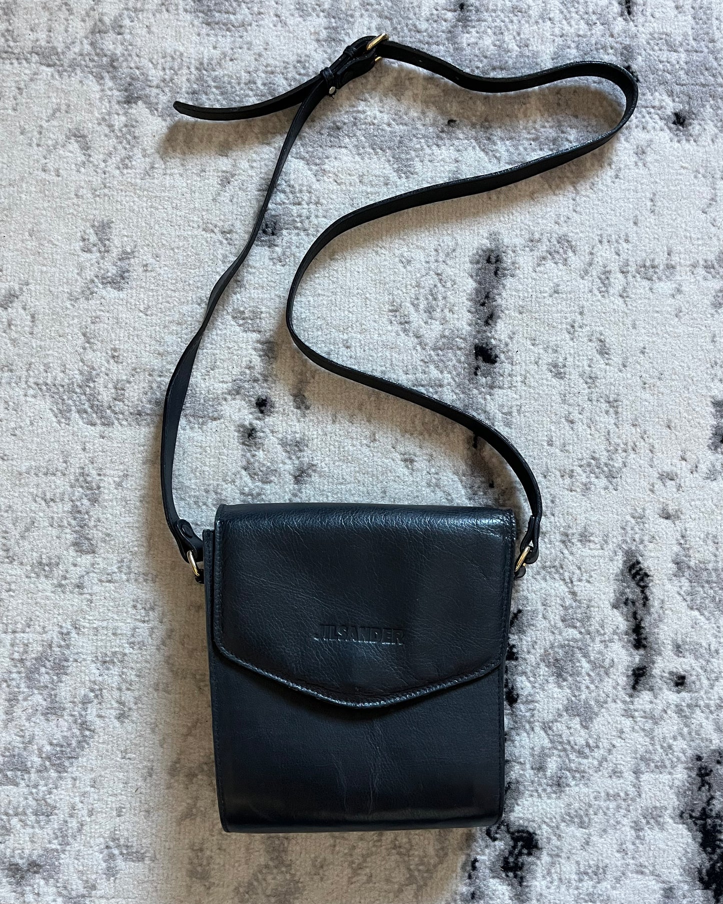 Jil Sander Small Leather Shoulder Bag