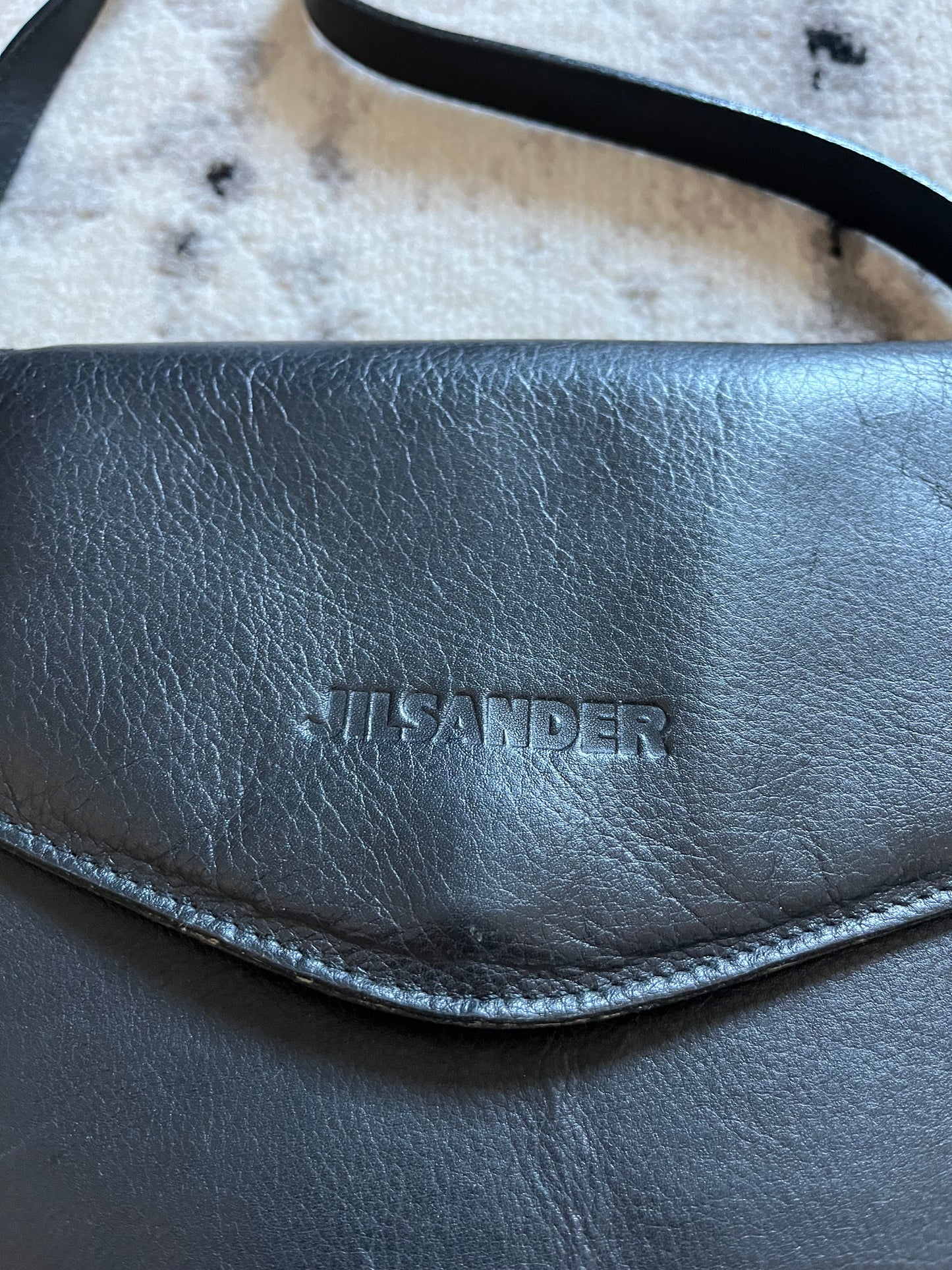 Jil Sander Small Leather Shoulder Bag