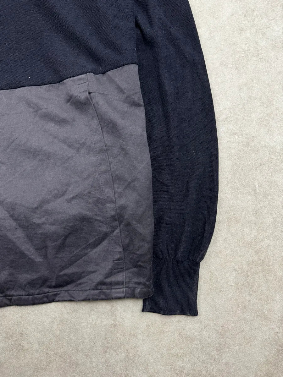 SS2014 Maison Margiela Navy Panelled Hoodie FBHZdAo 6