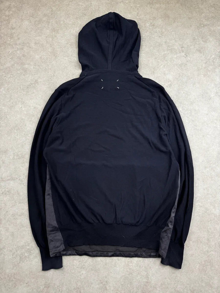 SS2014 Maison Margiela Navy Panelled Hoodie FBHZdAo 1