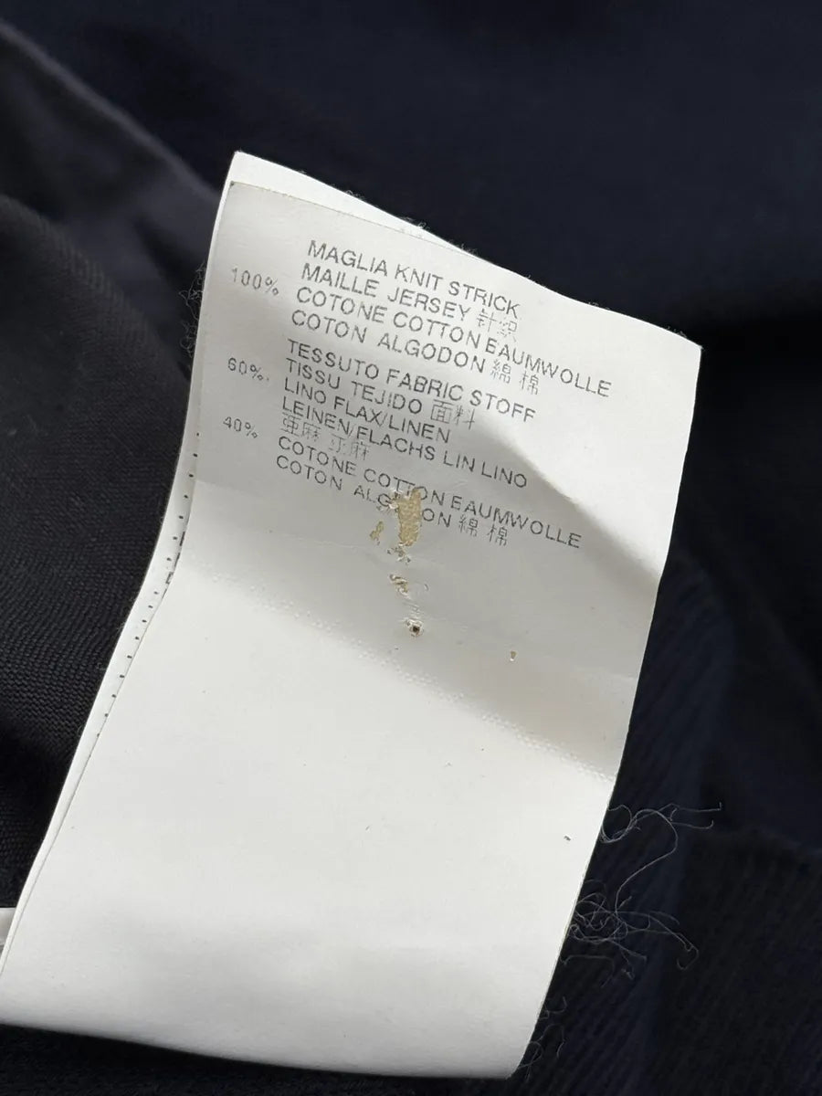 SS2014 Maison Margiela Navy Panelled Hoodie FBHZdAo 12