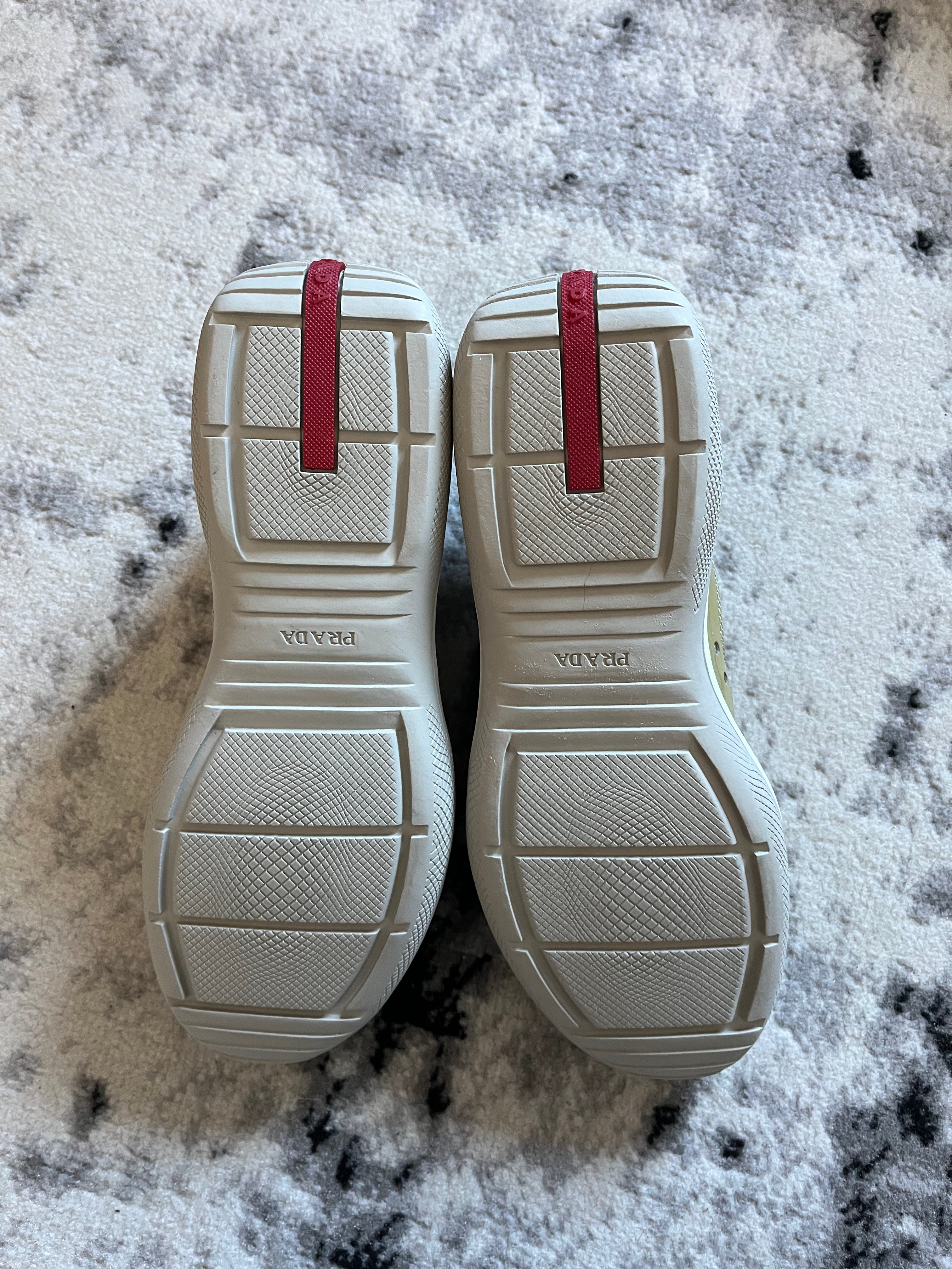 Prada America's Cup Green Apple Sneakers (41,5eu/8us)