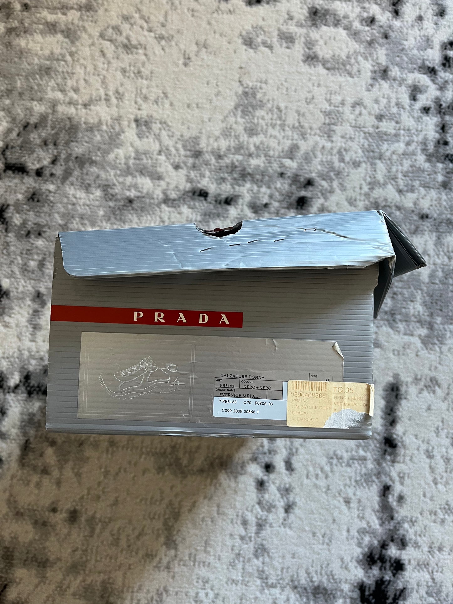 Prada 美洲杯深橄榄色缎面 (36,5eu/us4,5)