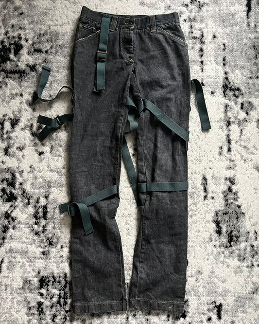 AW03 Dolce & Gabbana Archive Bondage Denim Jeans (S)