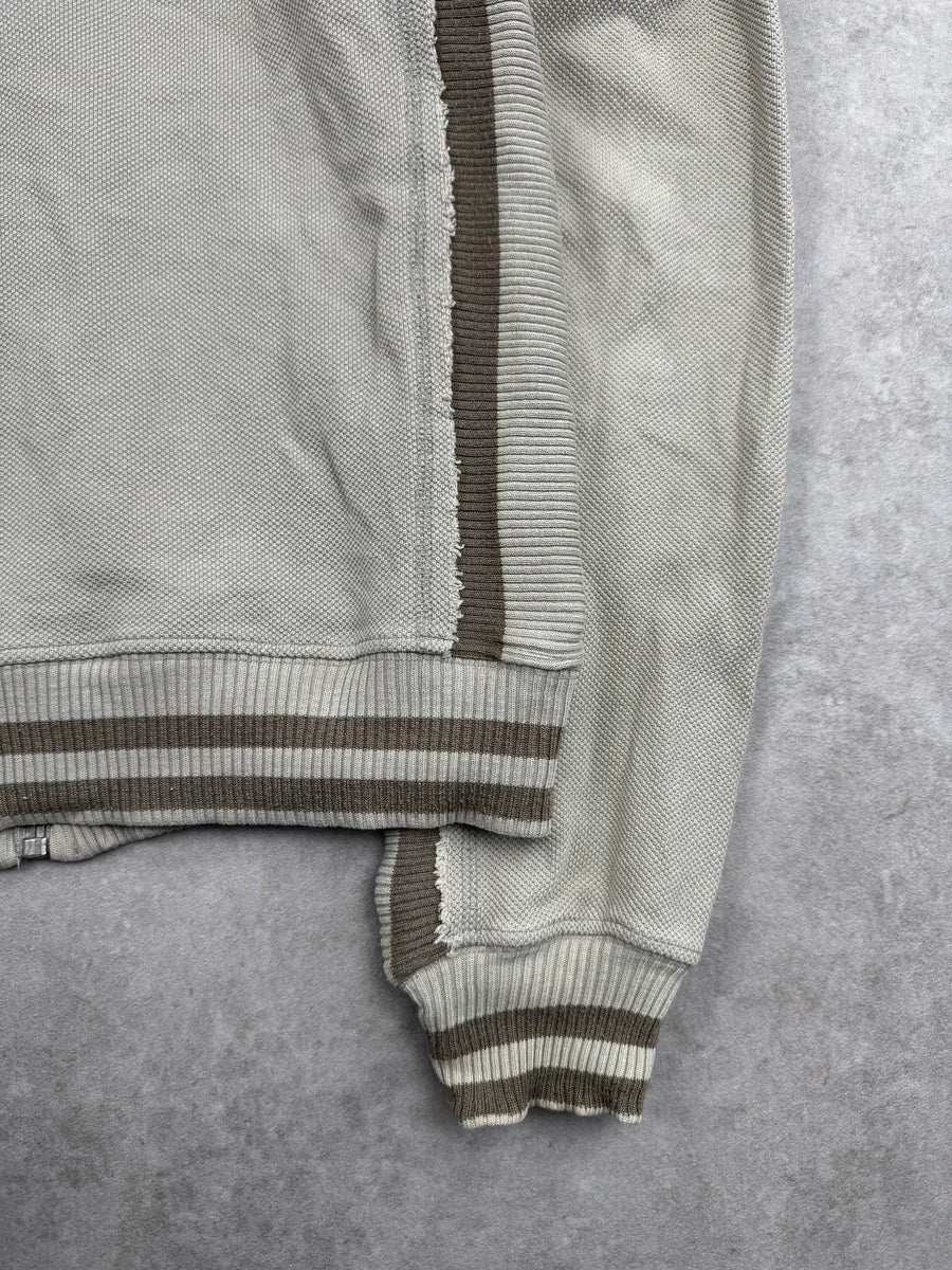 AW2004 Dolce & Gabbana Grey Technical Zip-Up Hoodie WfGulNpt 10
