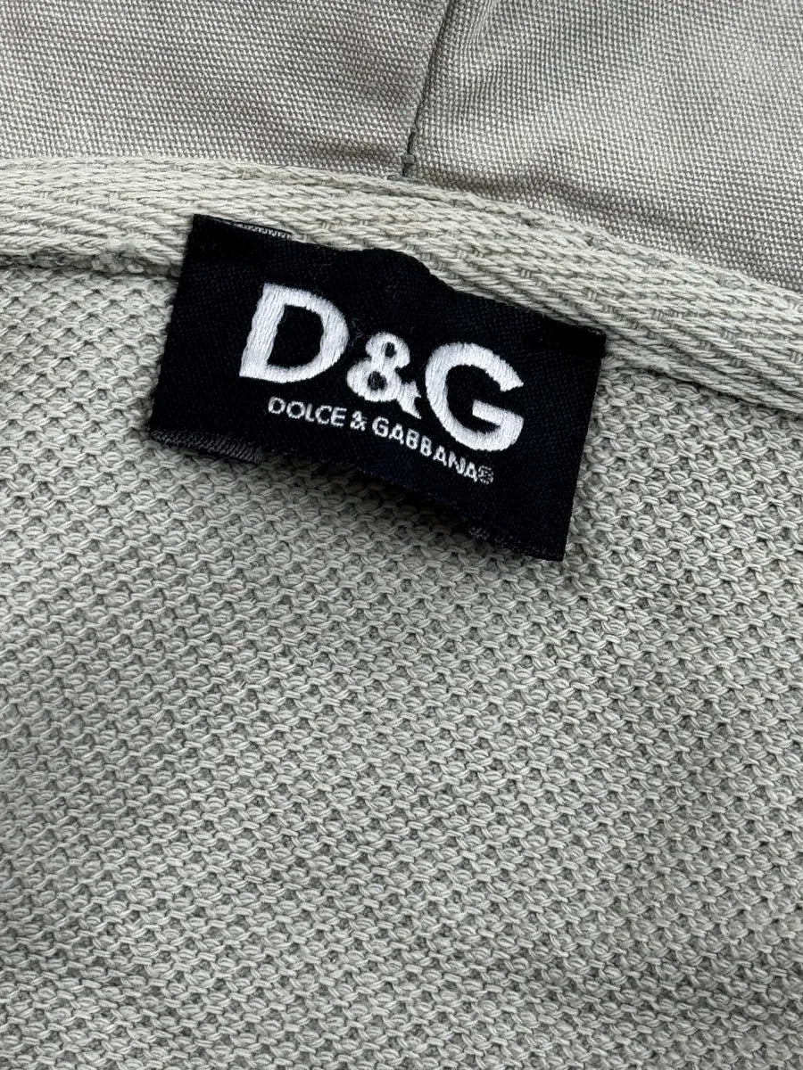 AW2004 Dolce & Gabbana Grey Technical Zip-Up Hoodie WfGulNpt 12