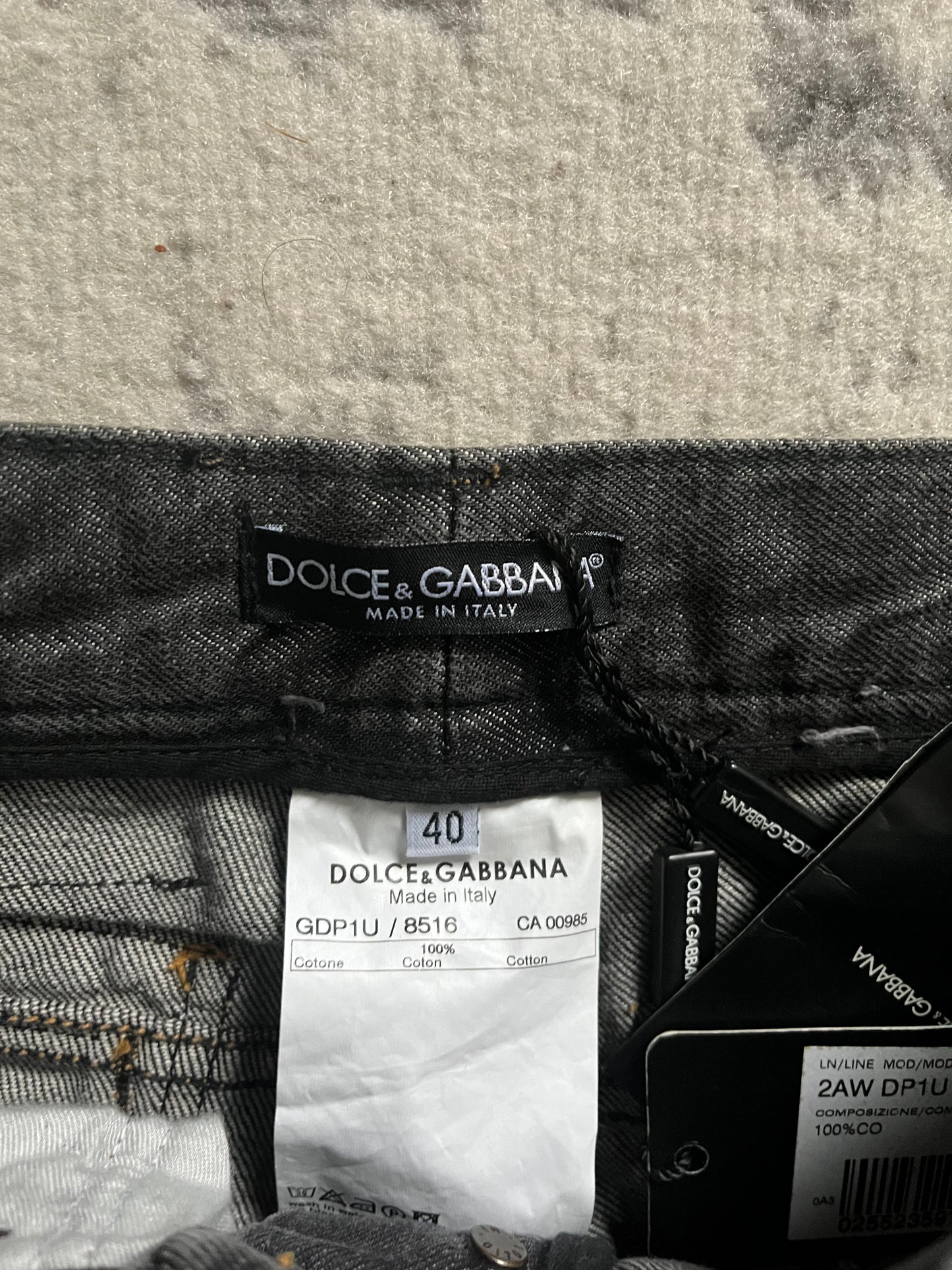 AW03 Dolce &amp; Gabbana Archive 束缚牛仔裤 (S)