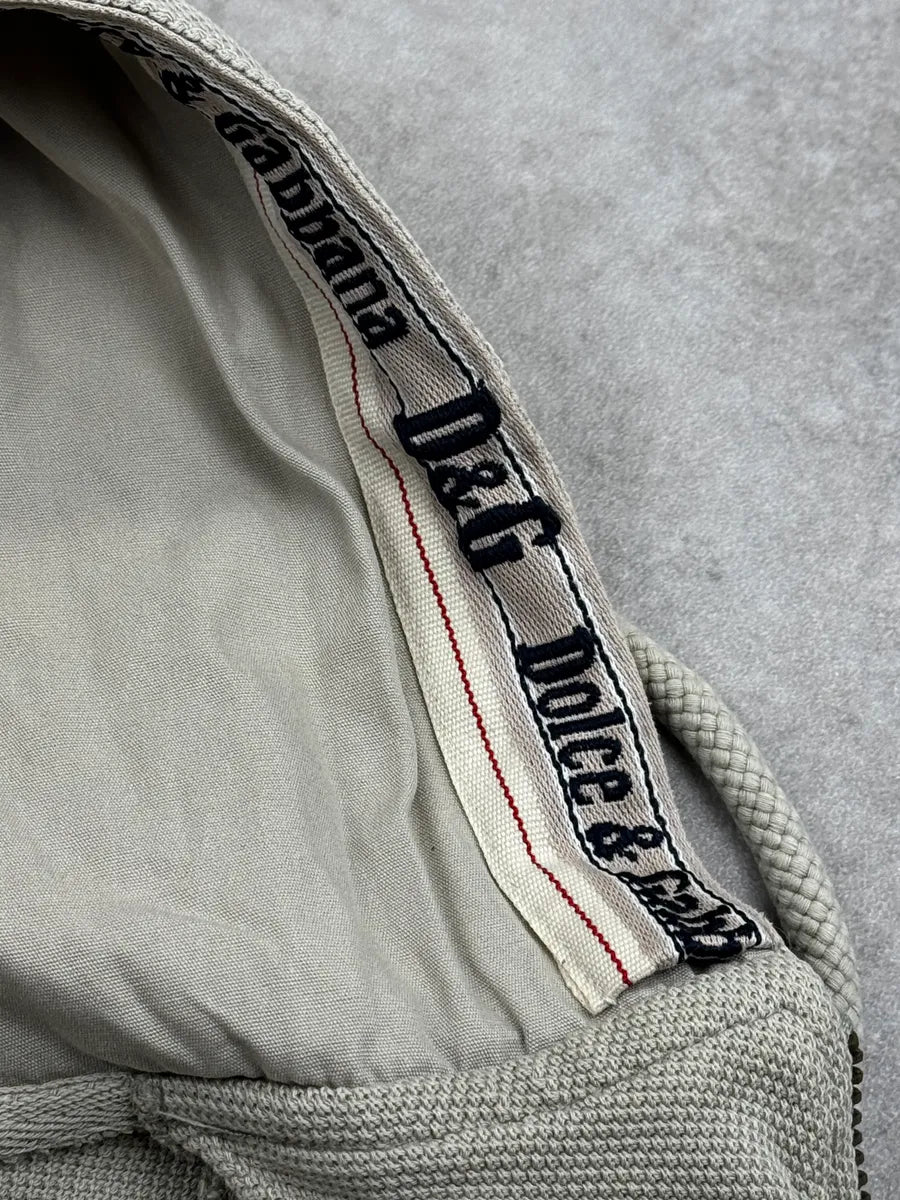 AW2004 Dolce & Gabbana Grey Technical Zip-Up Hoodie WfGulNpt 11