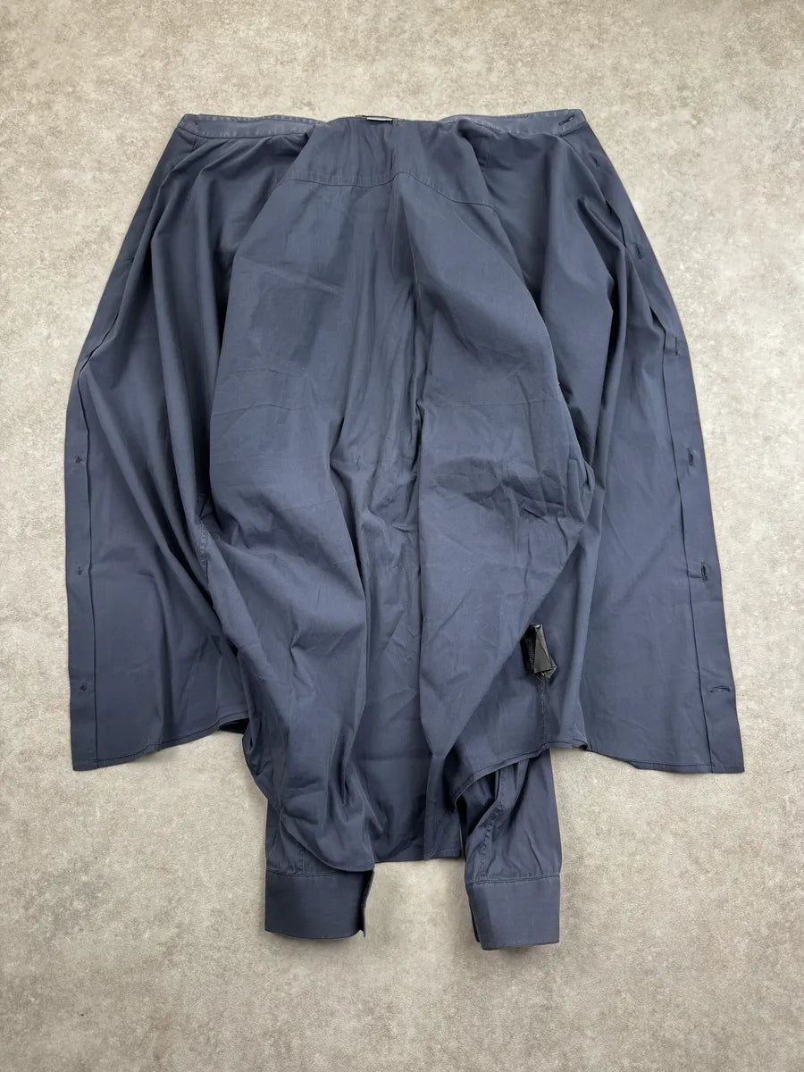 SS2014 Balenciaga Blue Minimalist Classy Shirt HzVsyHec 6