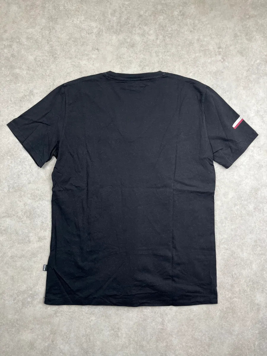 SS2017 Cavalli Black Western V Neck Graphic T-Shirt iEumBxKo 1