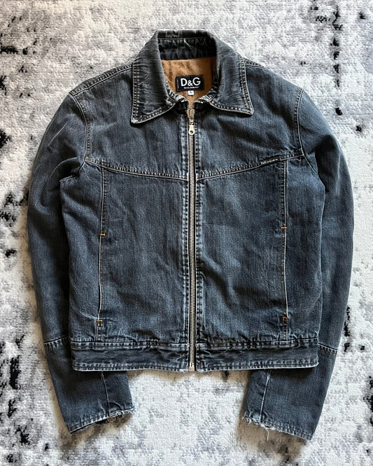 SS03 Dolce & Gabbana Robust Denim Jacket (S)