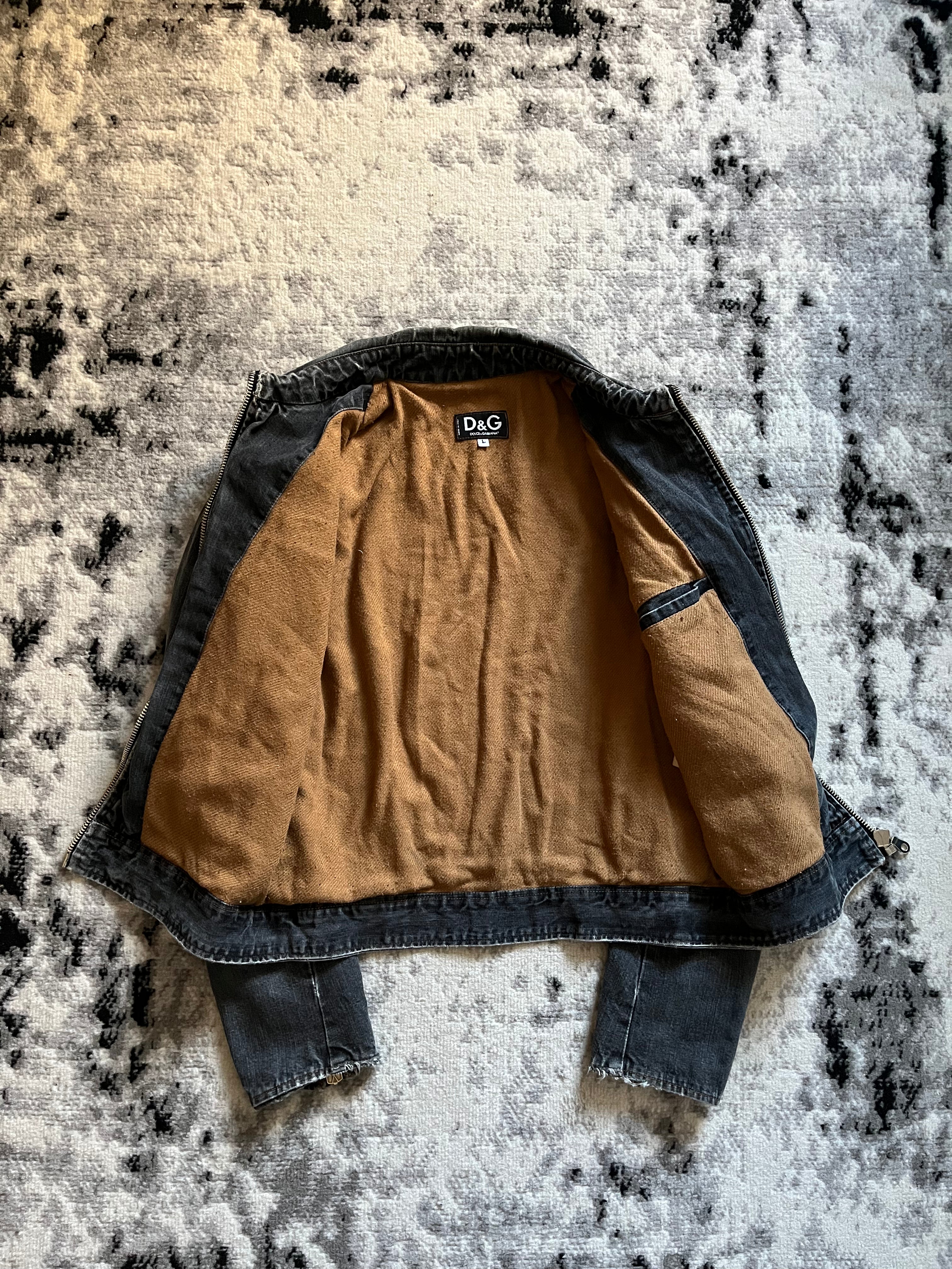 SS03 Dolce & Gabbana Robust Denim Jacket (S)