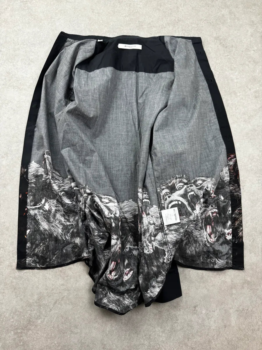 AW2016 Givenchy Black Monkey Pack Shirt by Riccardo Tisci AjaKgunN 6