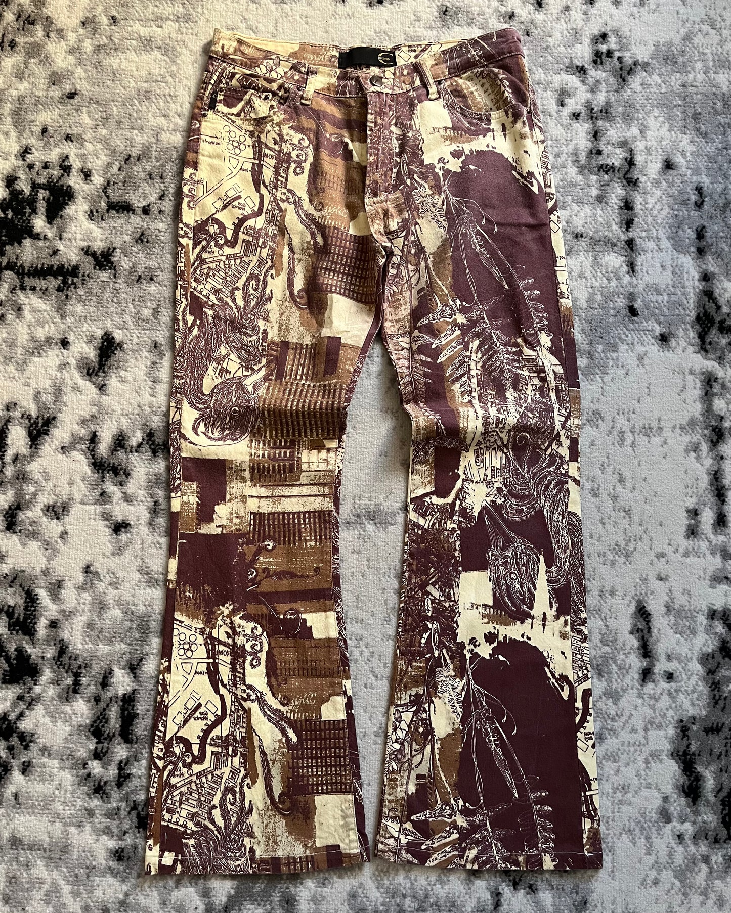 2000s Cavalli Milano Bloom Pants (M)