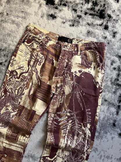 2000s Cavalli Milano Bloom Pants (M)