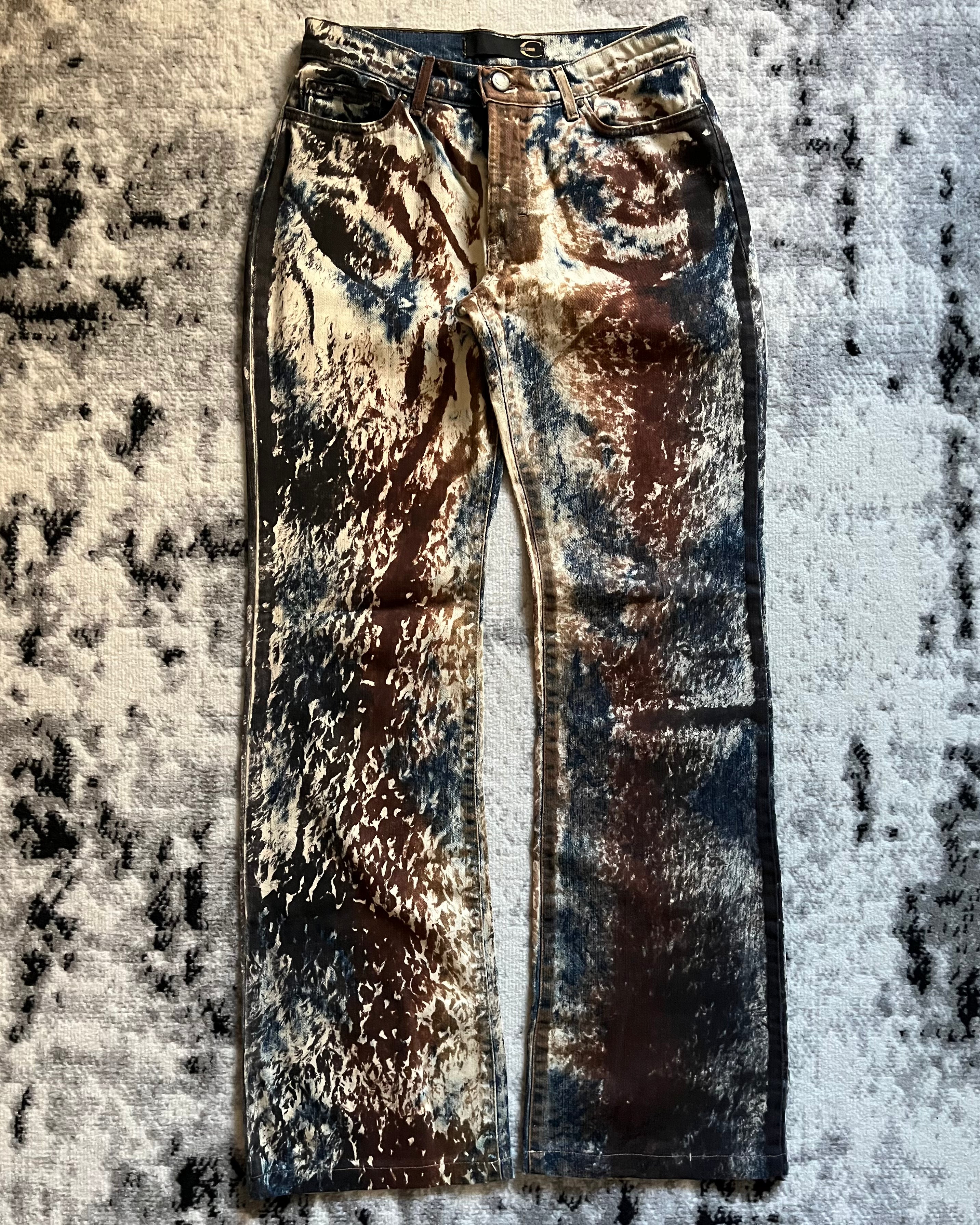 2000 Just Cavalli World Rust Eroded Ultimate Pants (S)