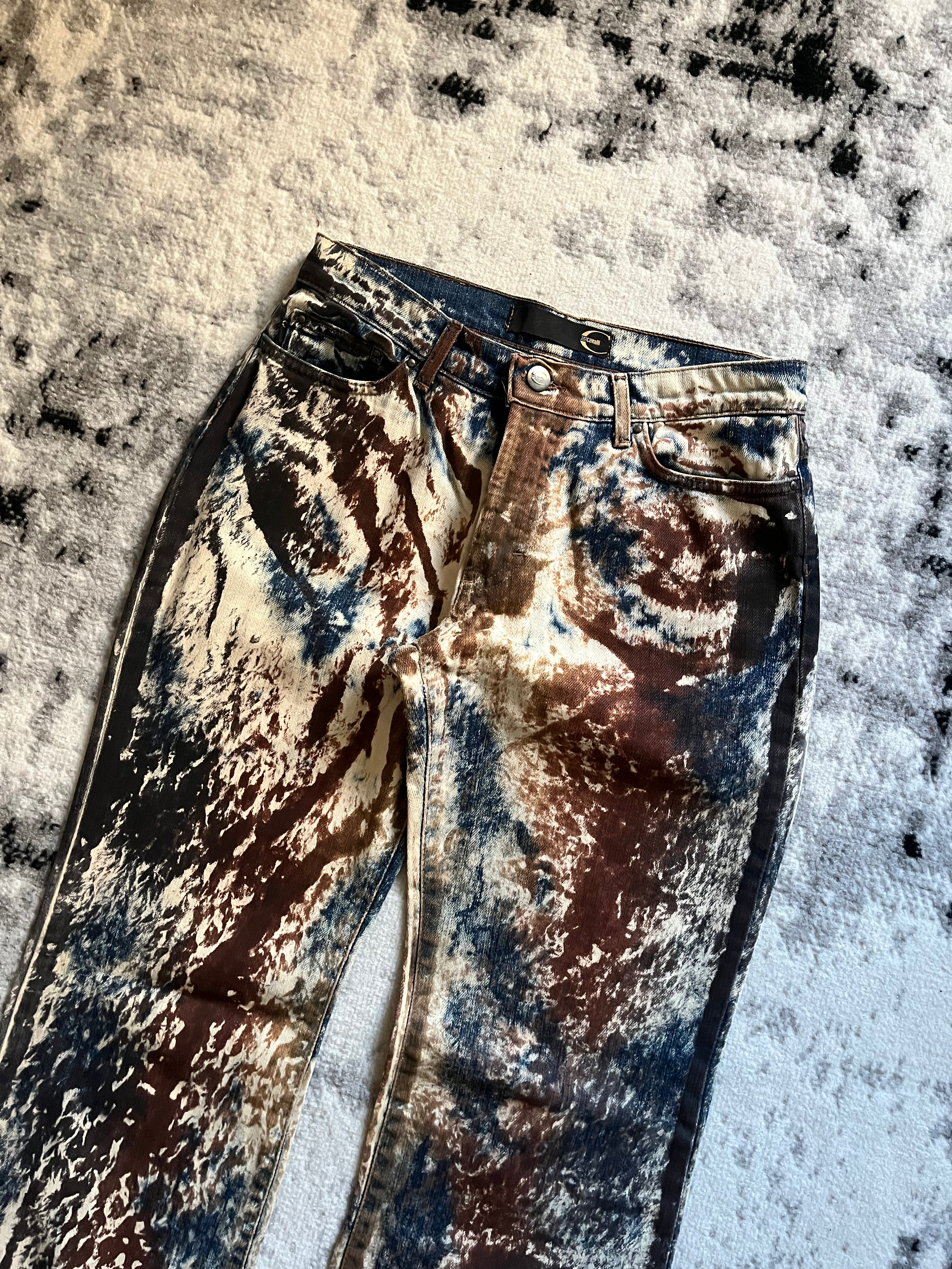 2000 Just Cavalli World Rust Eroded Ultimate Pants (S)