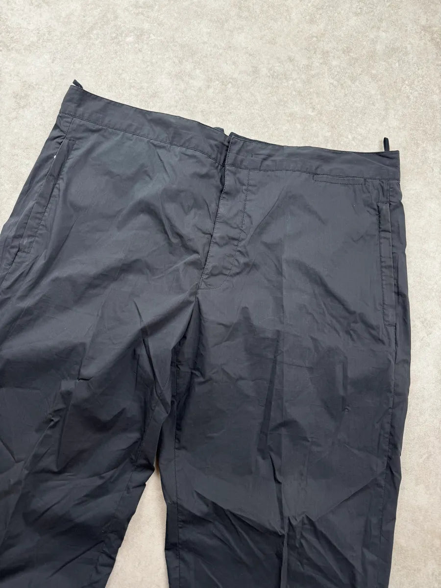 2010s Prada Black Cozy Buckle-Tab Pants PJvslphB 5