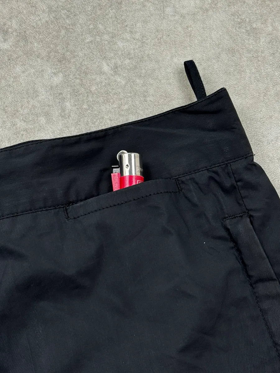 2010s Prada Black Cozy Buckle-Tab Pants PJvslphB 8