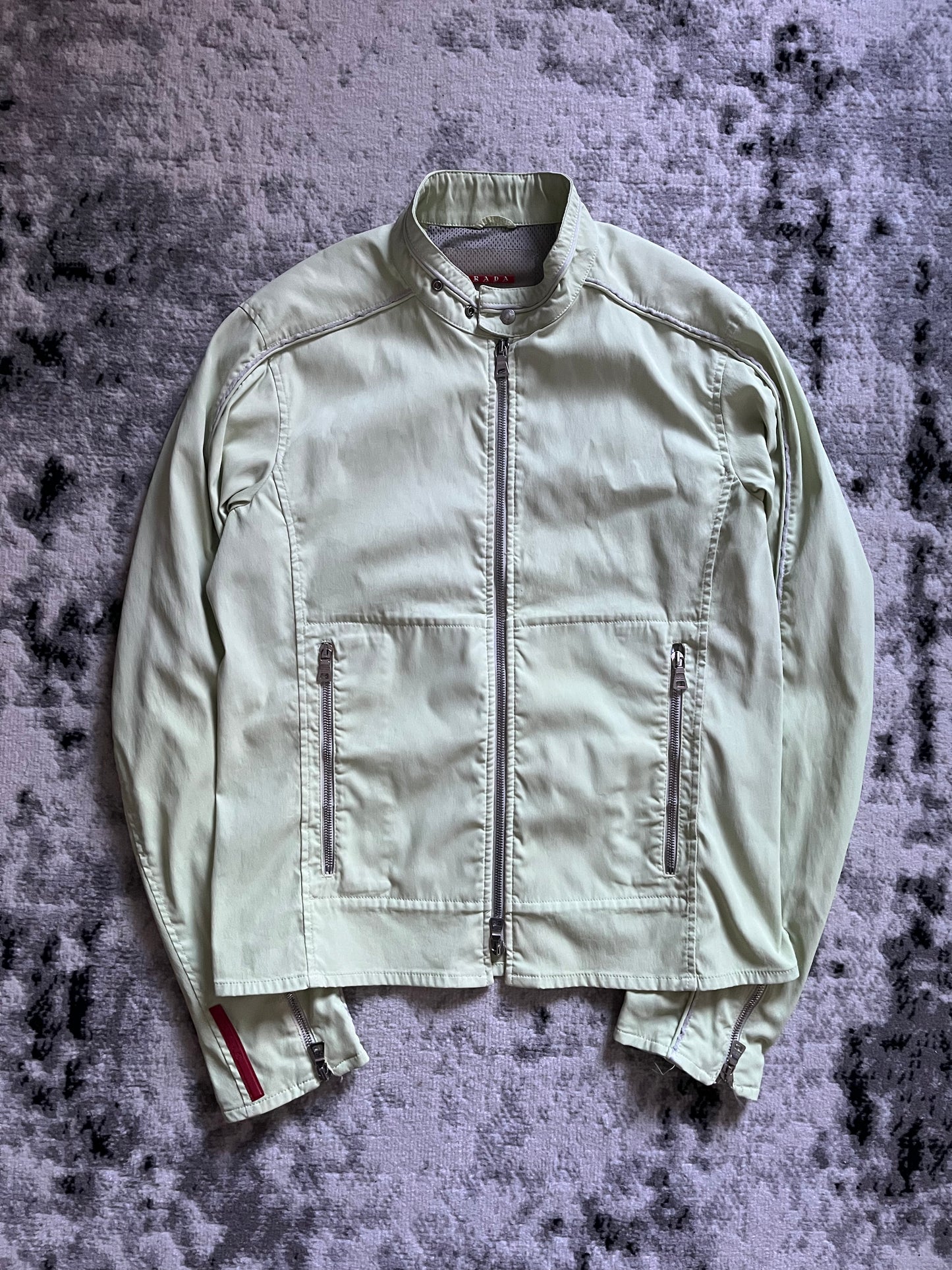 SS02  Prada Biker Linea Rossa Jacket (S/M)