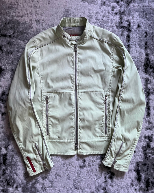 SS02  Prada Biker Linea Rossa Jacket (S/M)