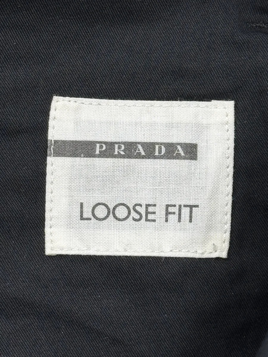 2010s Prada Black Cozy Buckle-Tab Pants PJvslphB 9