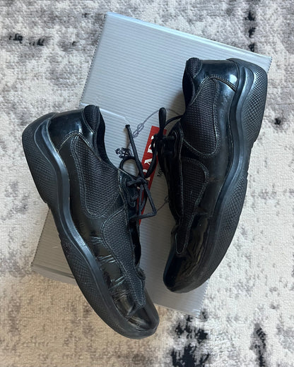 Prada America's Cup Black Satin (39eu/us6.5)