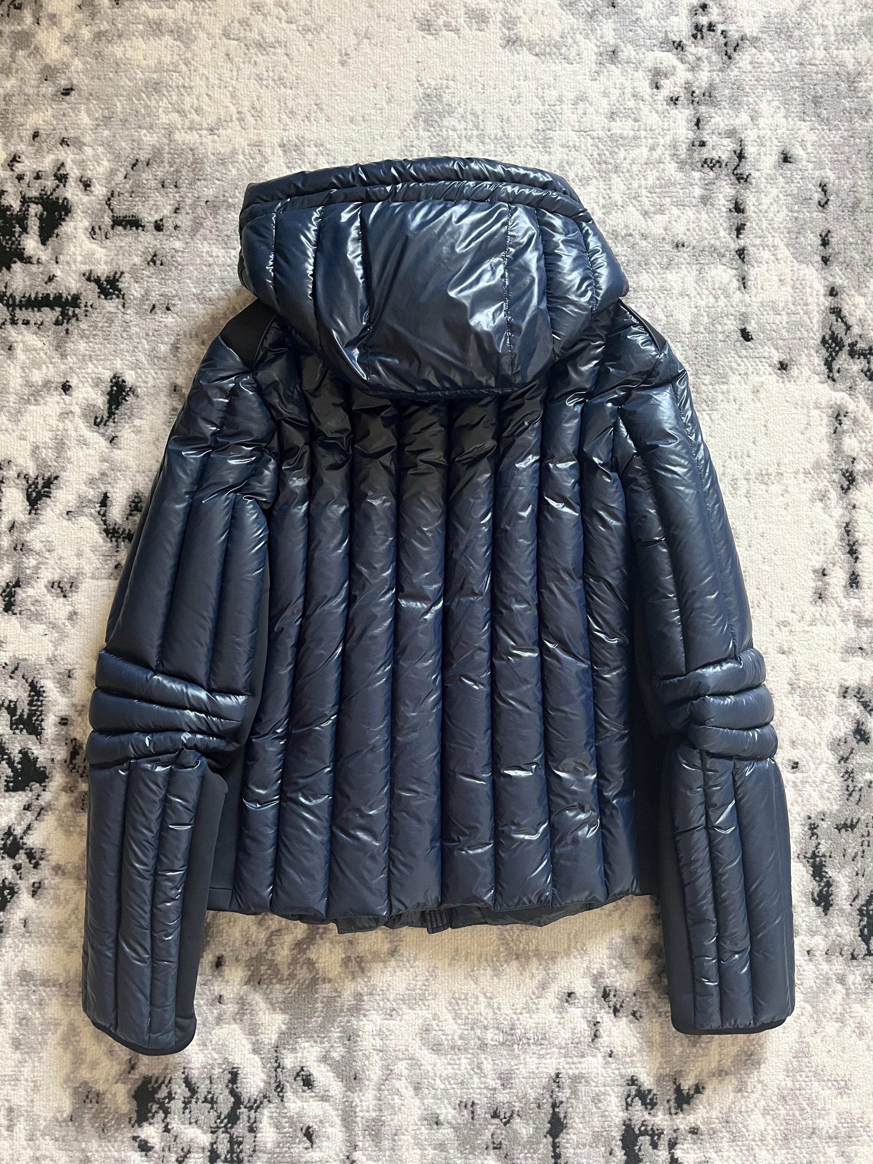 00年代 プラダ ハイブリッド テクニカル ウィンター パファー ジャケット (M)