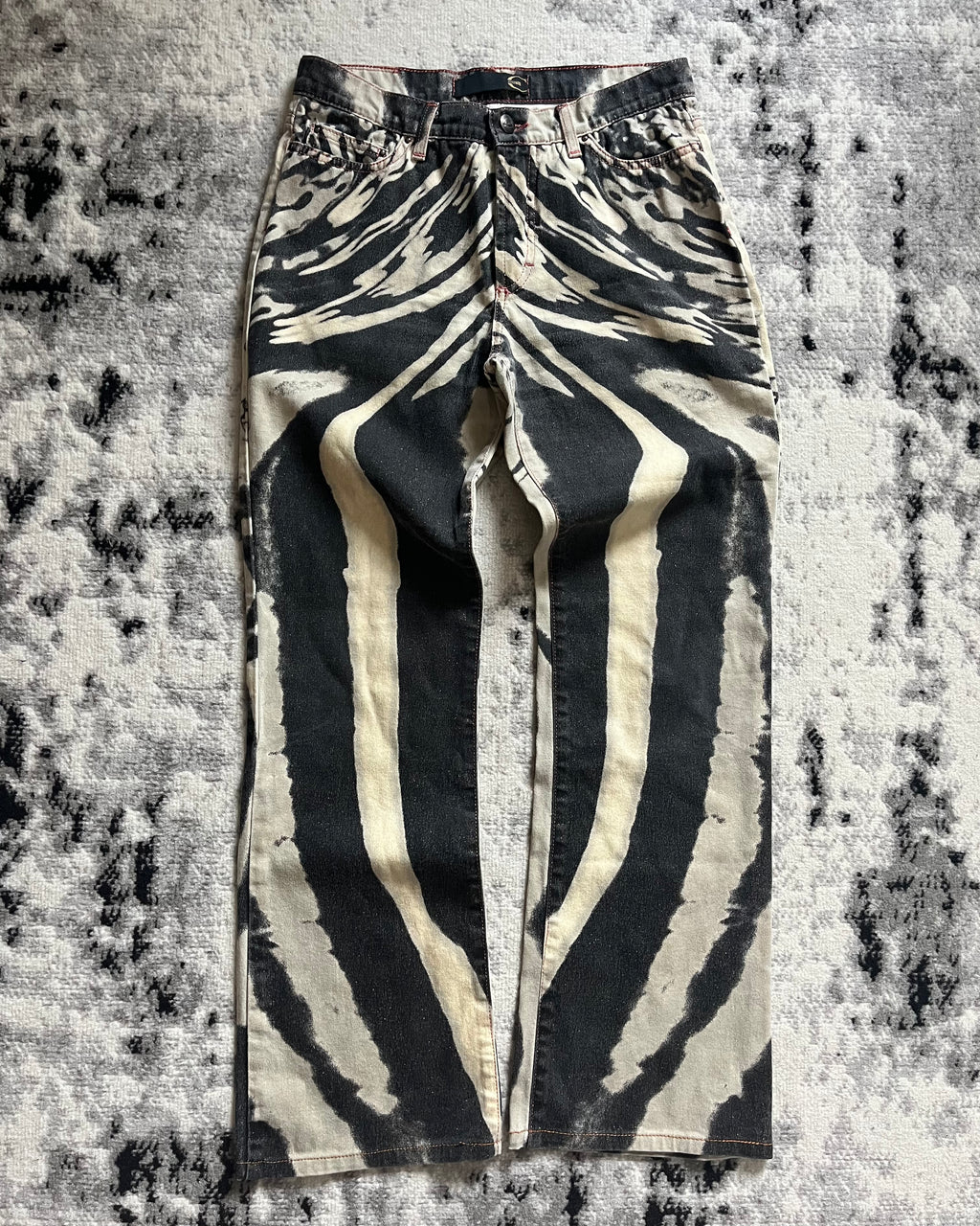 SS02 Just Cavalli Hallucination Black Pants (XS/S)