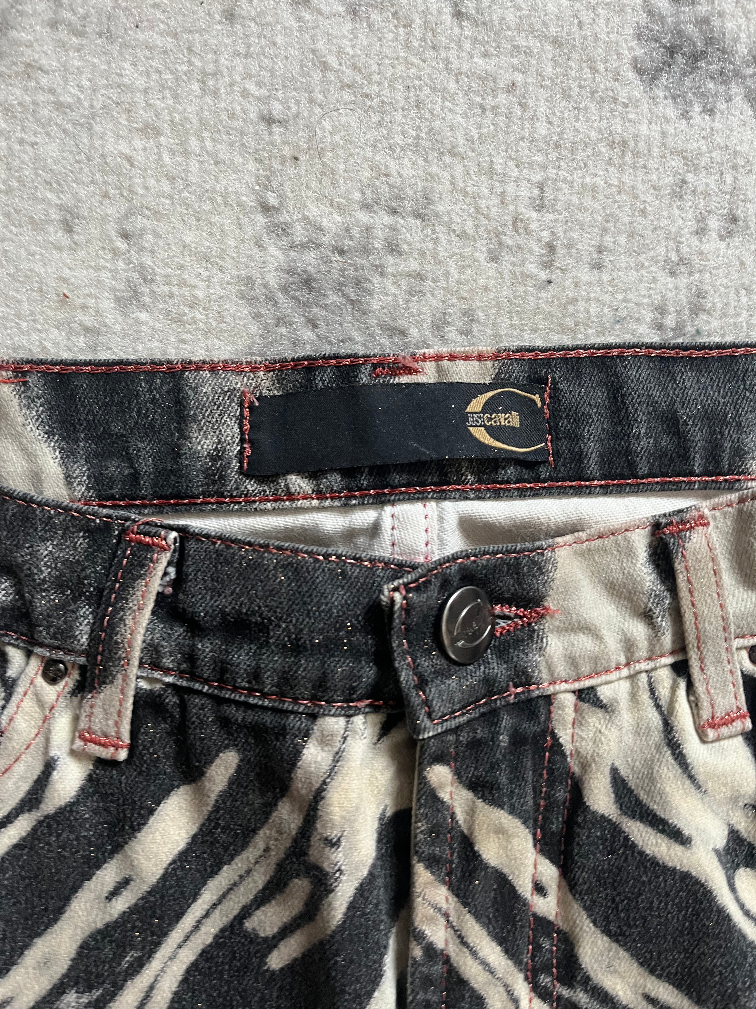 SS02 Just Cavalli Hallucination Black Pants (XS/S)