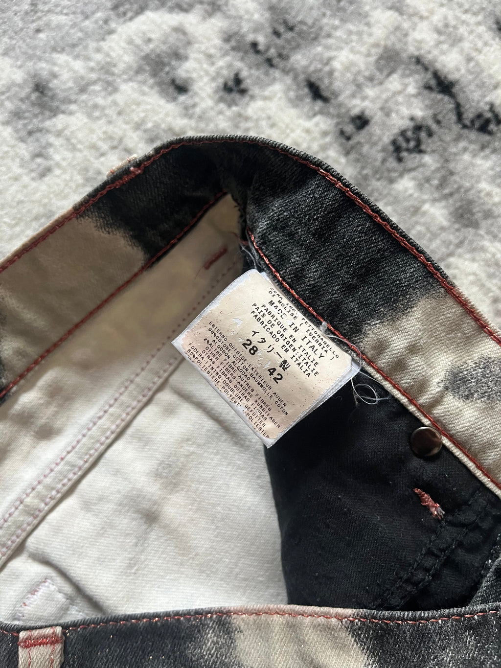 SS02 Just Cavalli Hallucination Black Pants (XS/S)