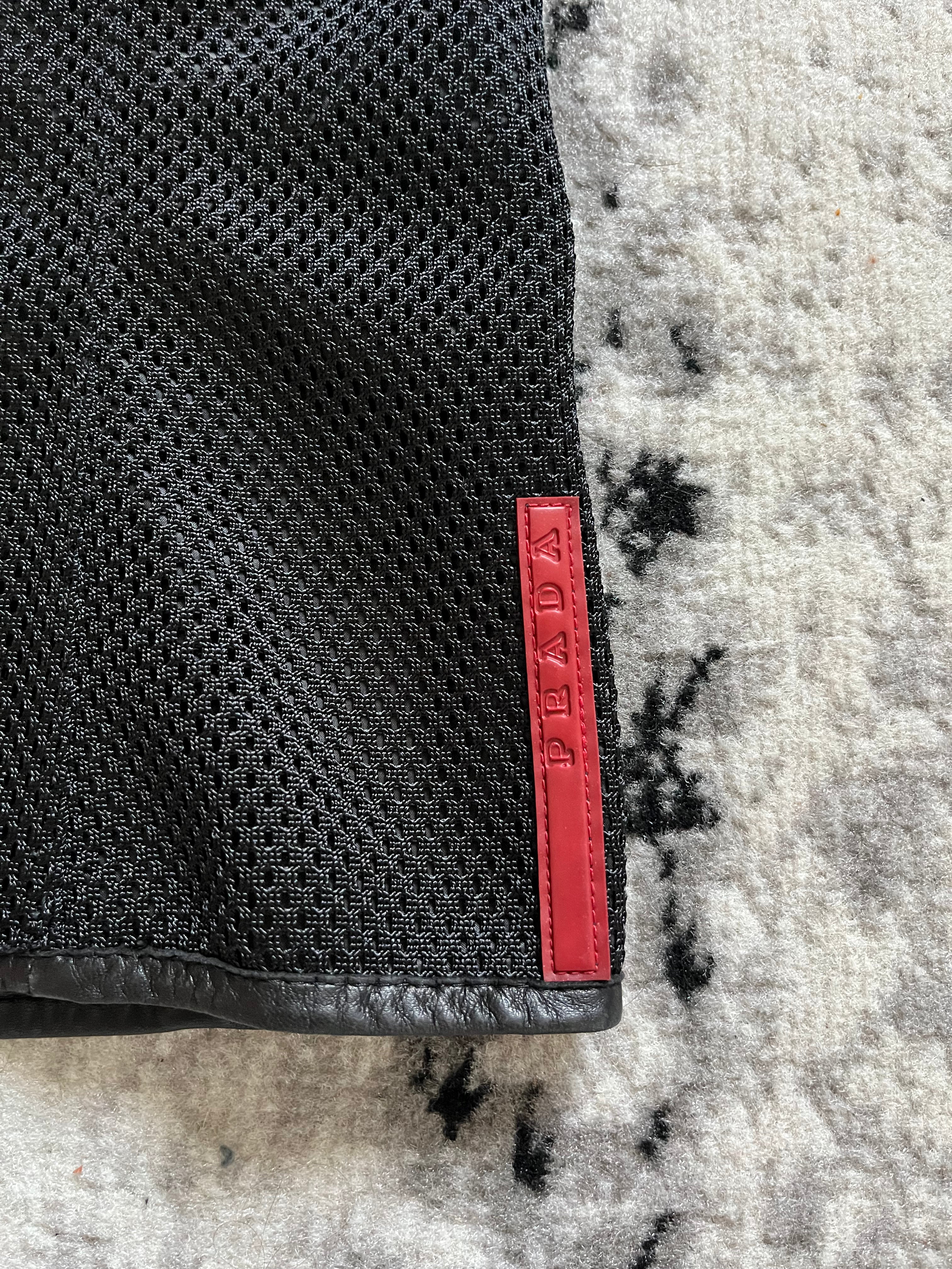 AW00 Prada Archive Black Sleeveless Jacket (S)